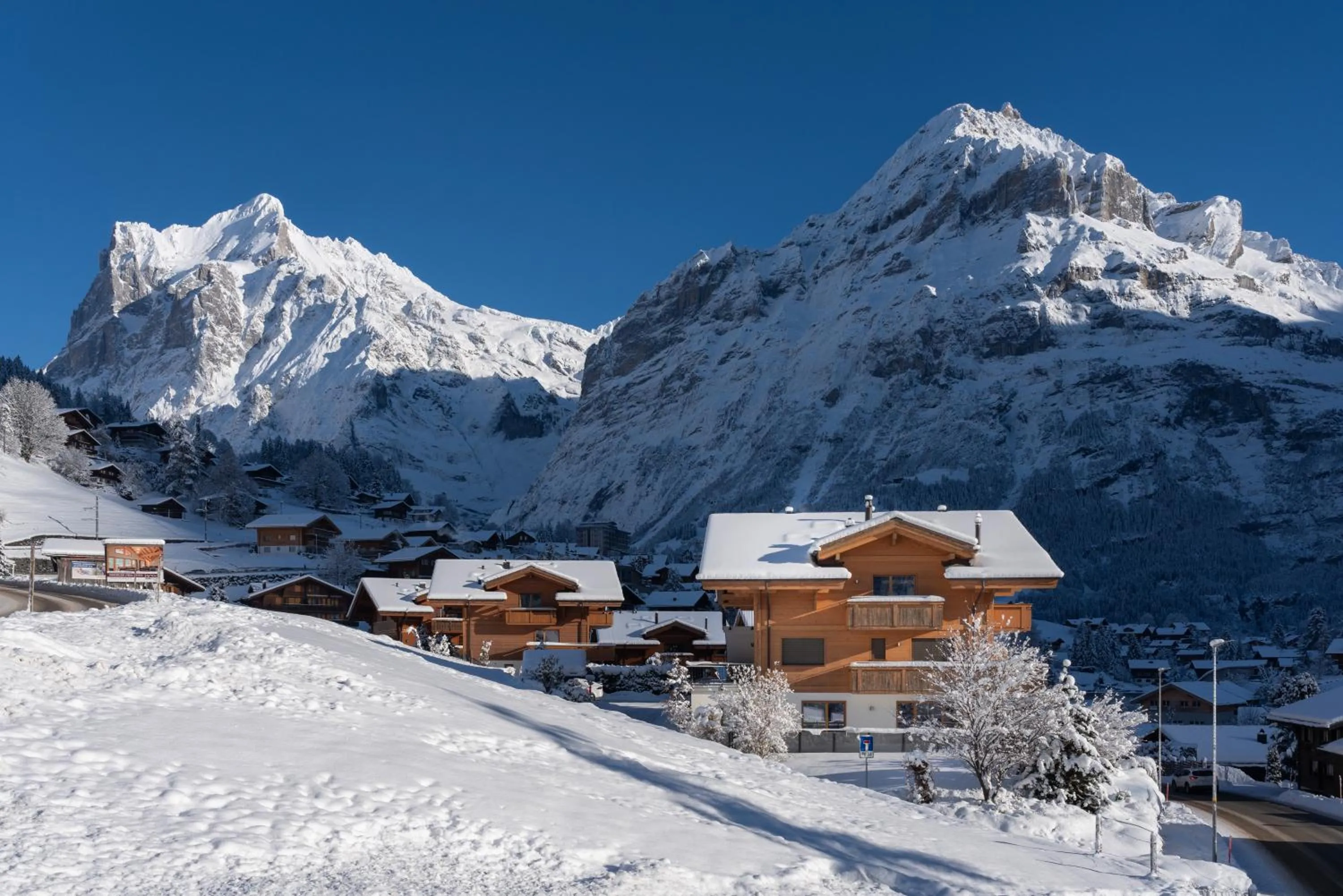 Property building in Chalet Alia and Apartments-Grindelwald by Swiss Hotel Apartments