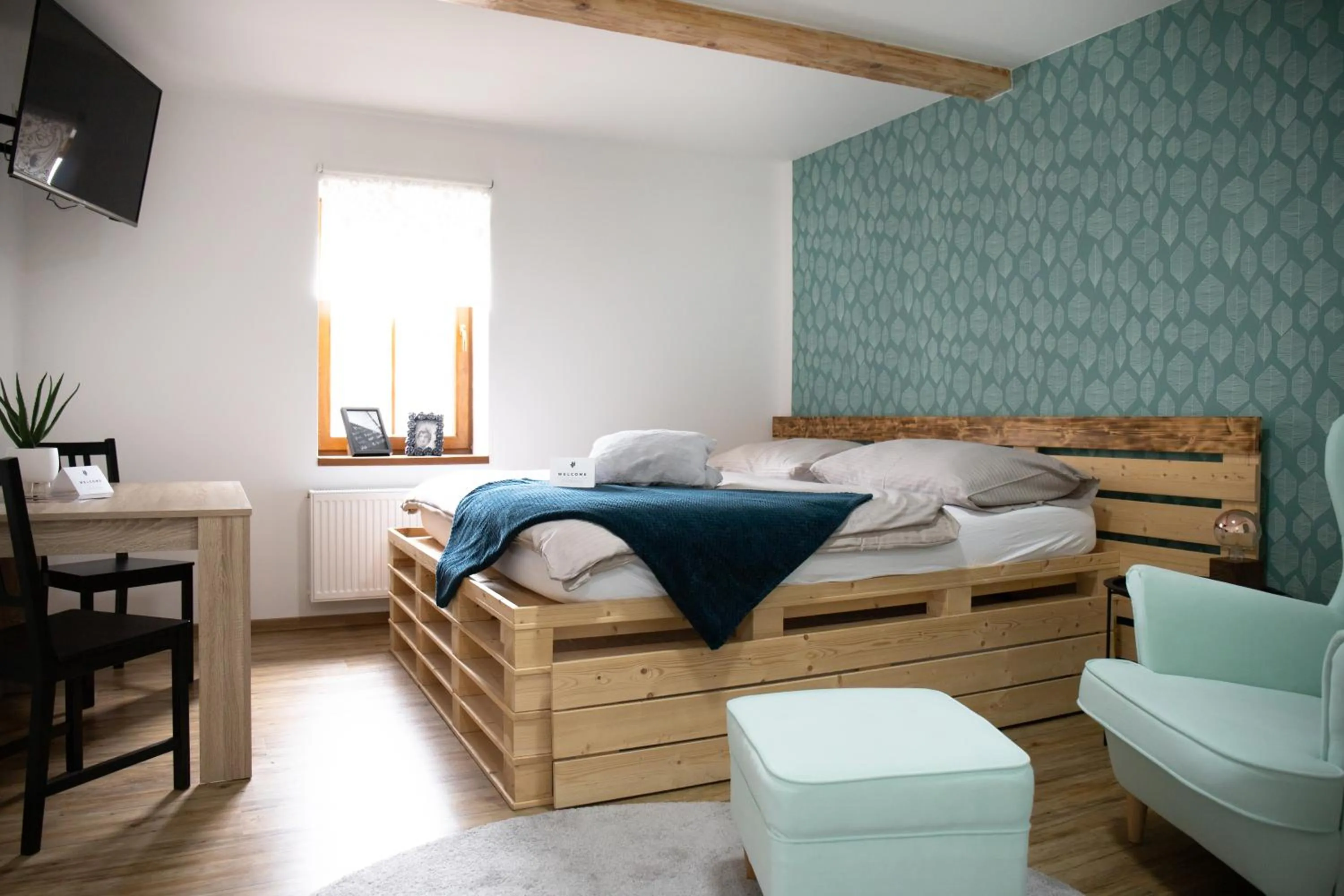 Bed in Joy Aparthotel Keilberg