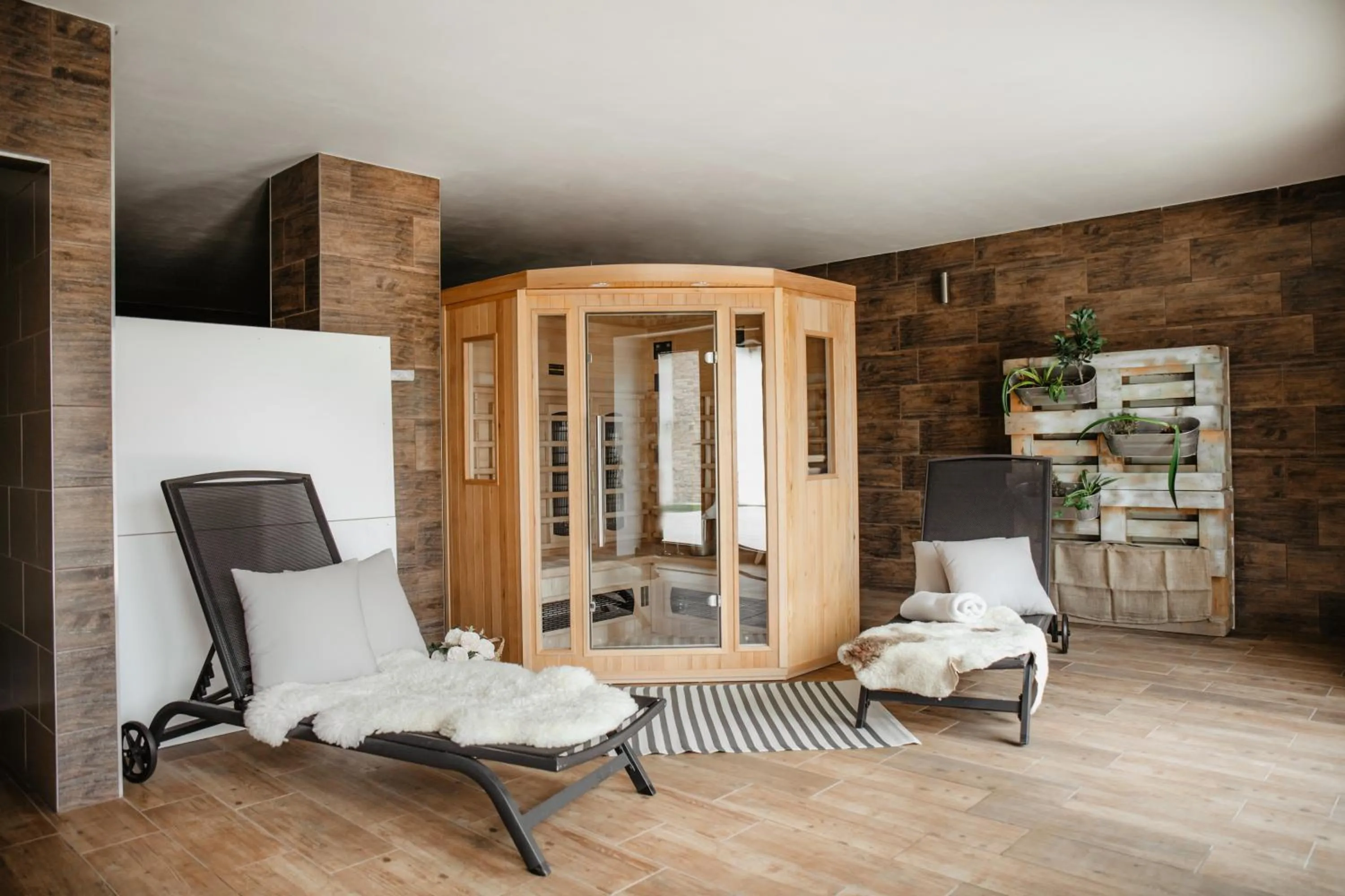 Sauna in Joy Aparthotel Keilberg