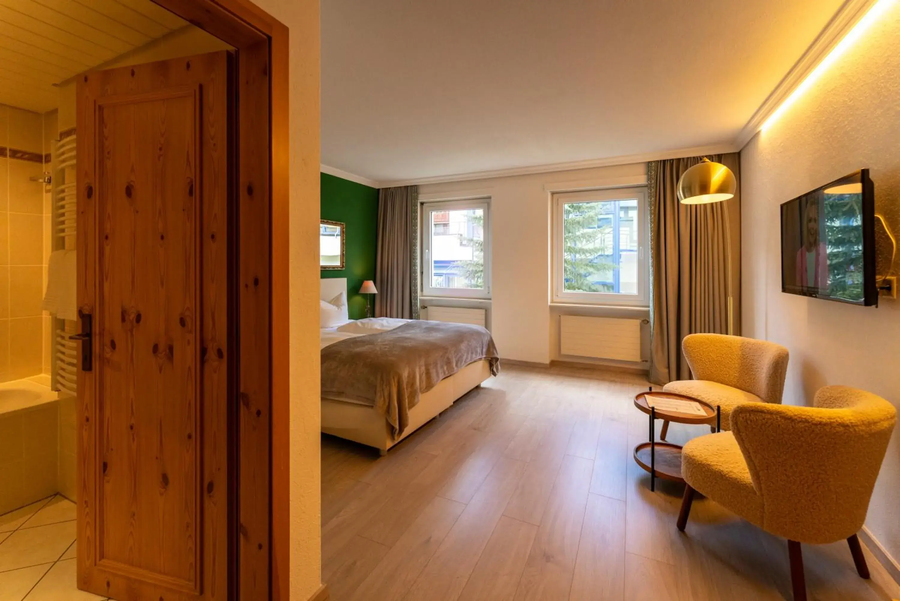 Standard Double Room in Hotel Europa Suites St Moritz Standard Double Room in Hotel Europa Suites St Moritz