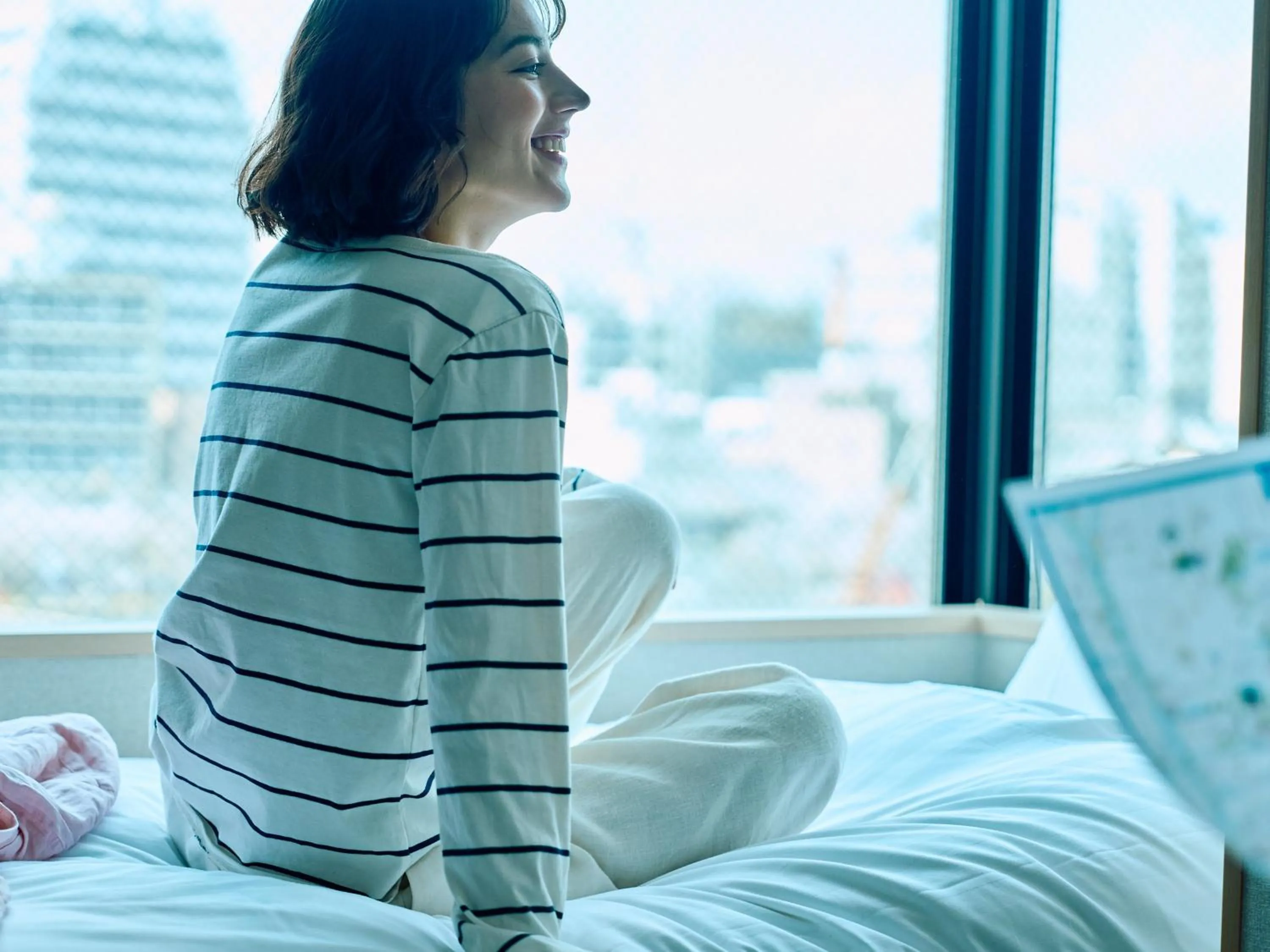 City view, Bed in Hotel SUI Kyoto Kiyomizu