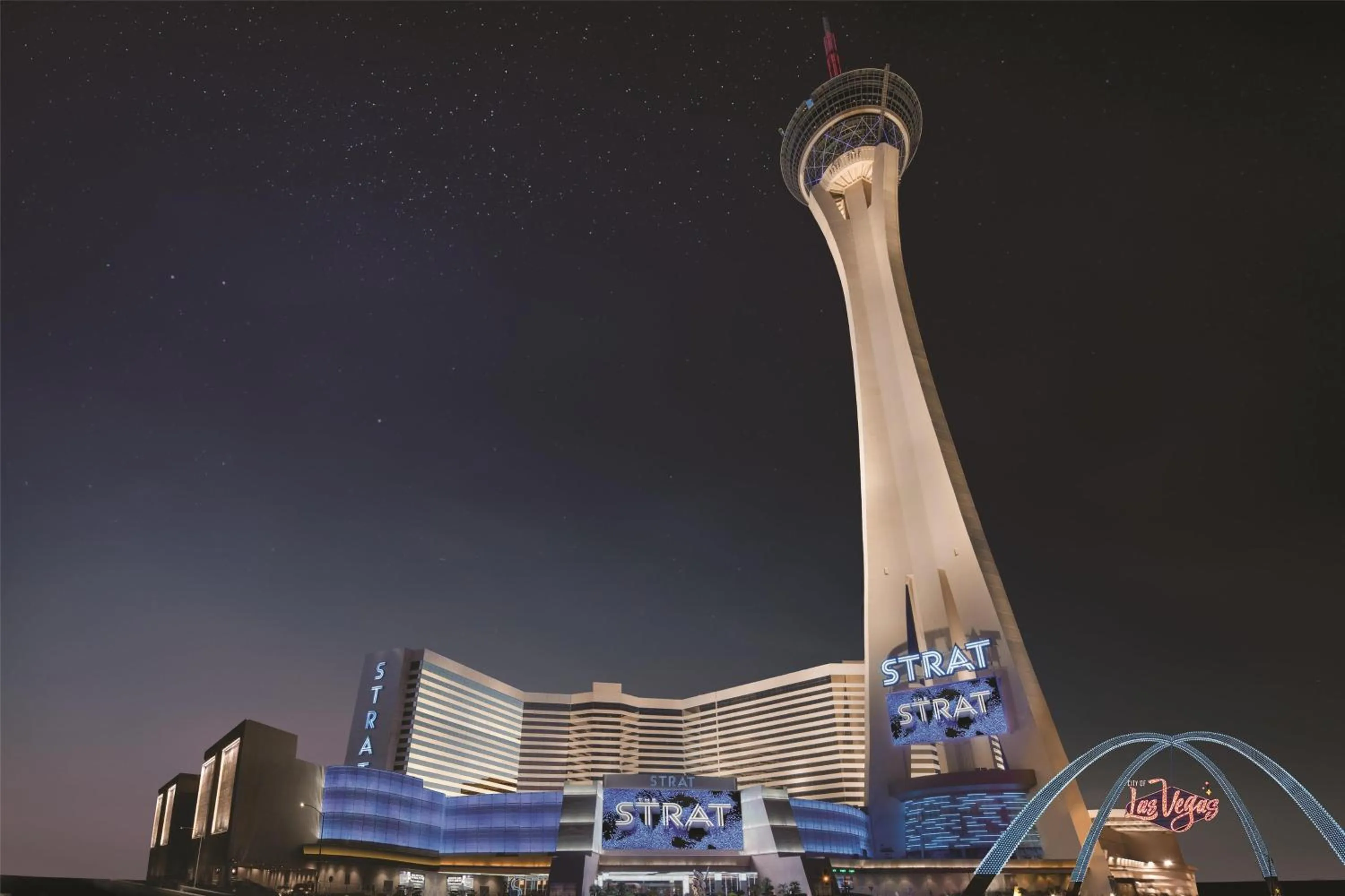 Property building in The STRAT Hotel, Casino & Tower