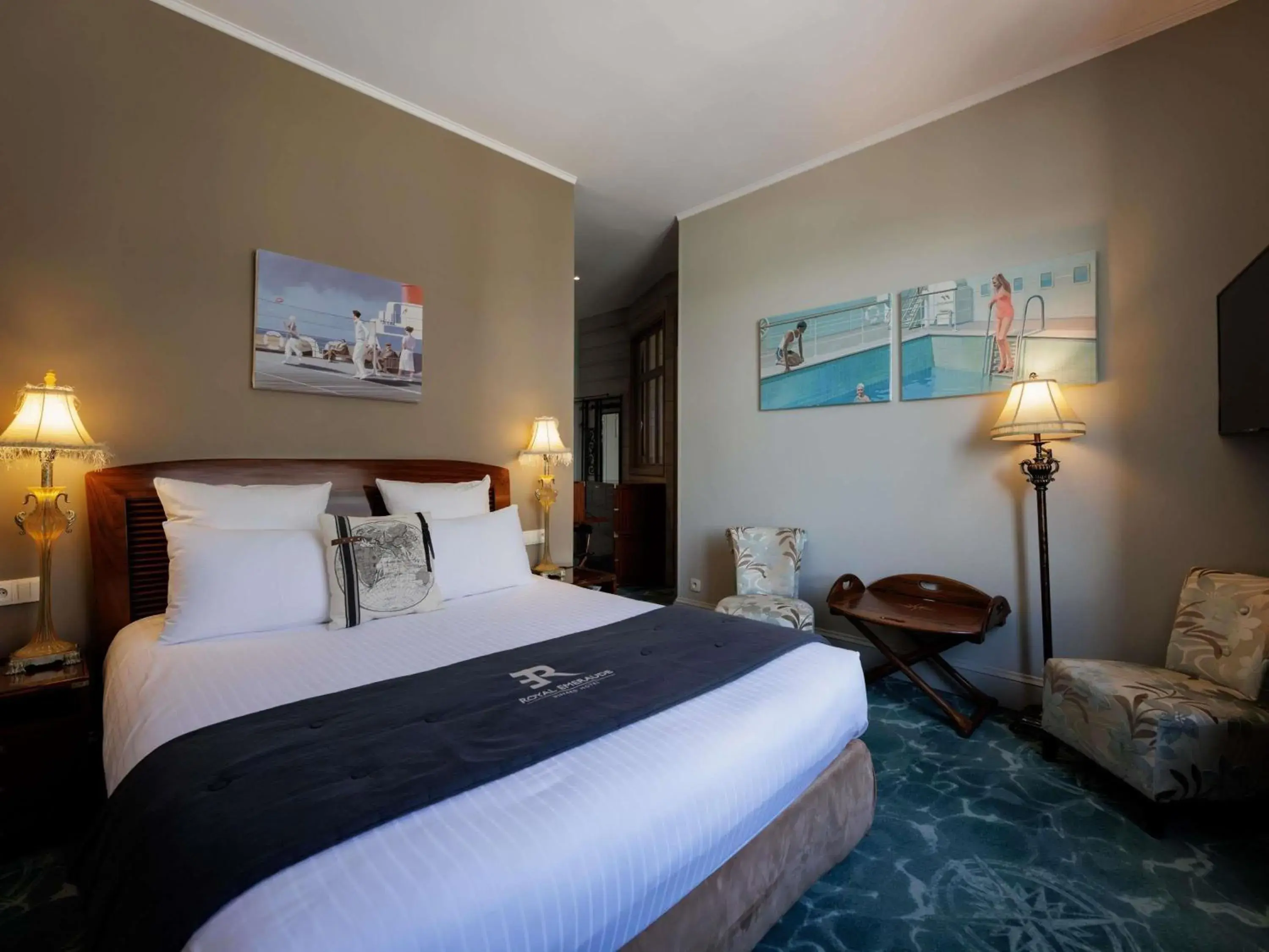 Deluxe Double Room in Royal Emeraude Hotel Dinard - MGallery Collection Deluxe Double Room in Royal Emeraude Hotel Dinard - MGallery Collection