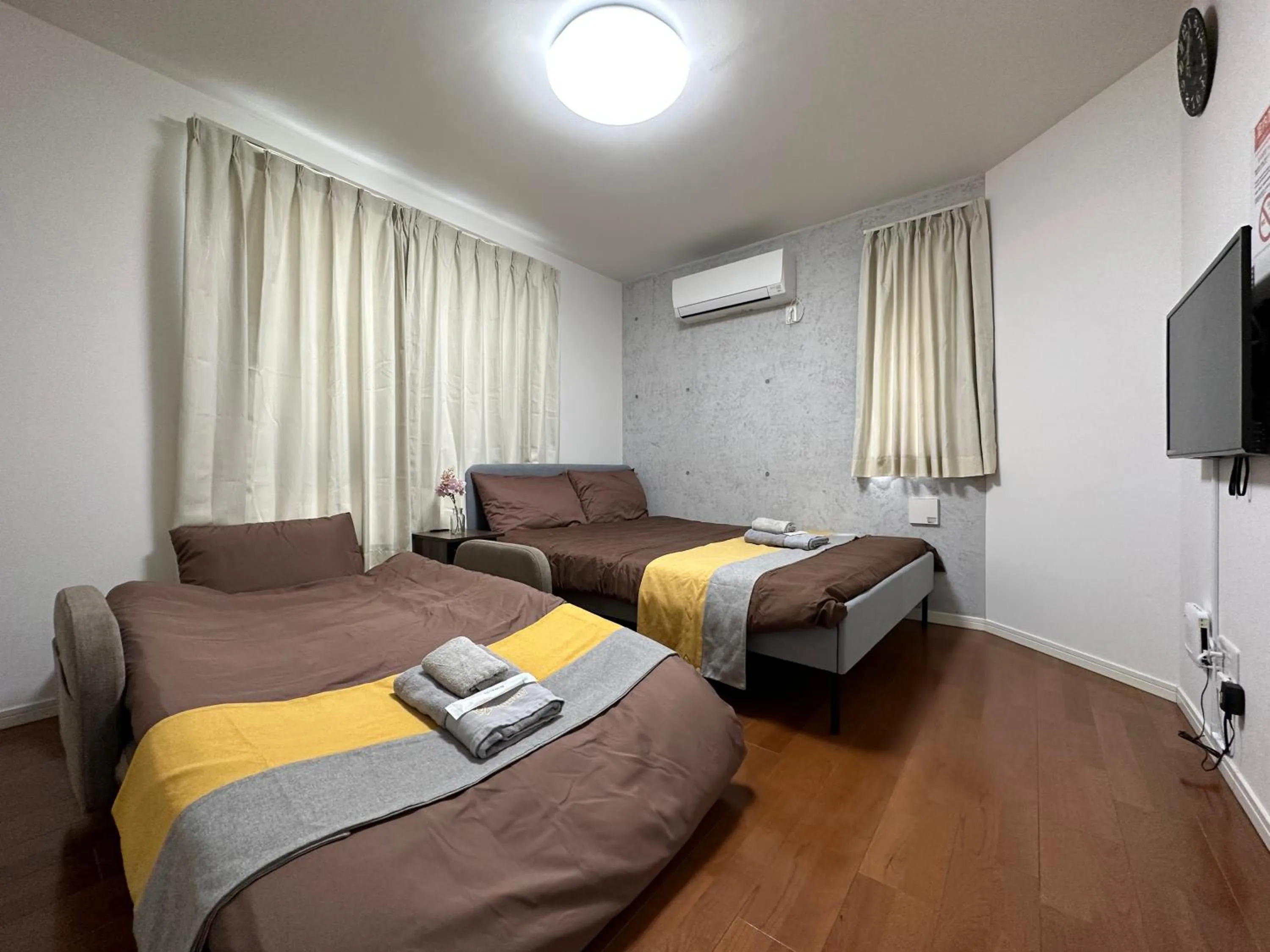 Bed in nestay inn tokyo ryogoku