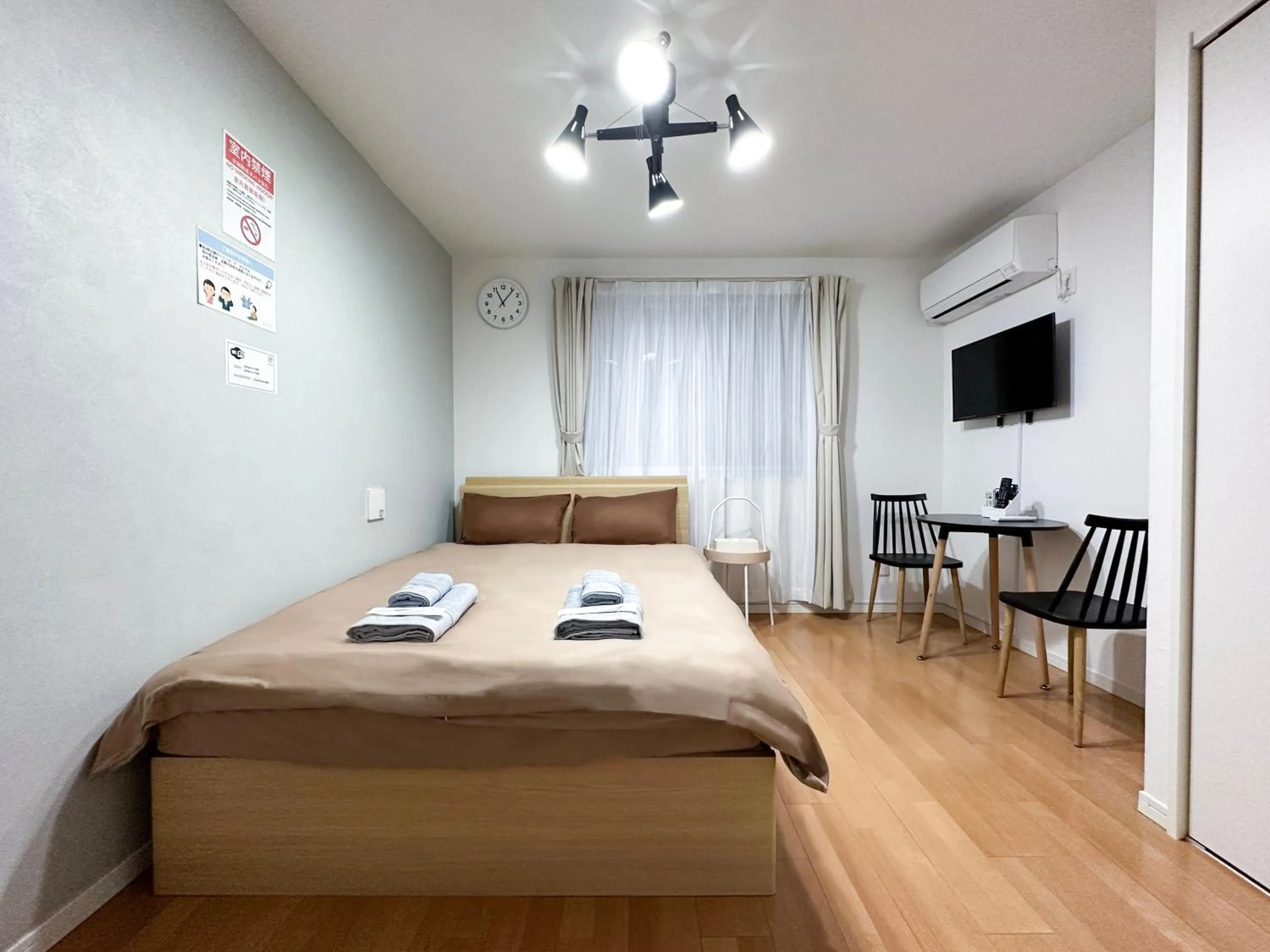 Bed in nestay inn tokyo ryogoku