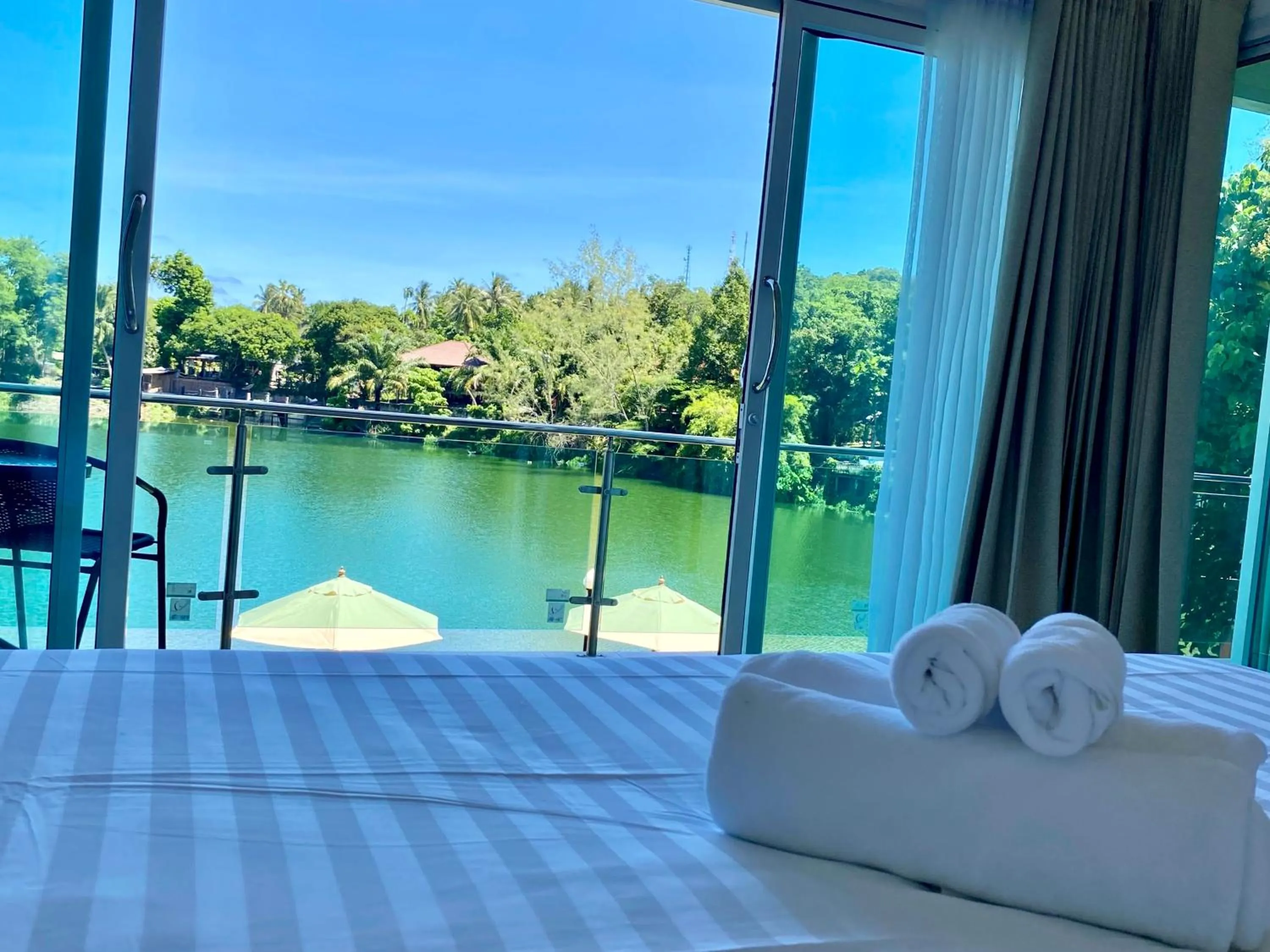 View (from property/room), Bed in Pure Laguna Residence by Nice Sea Resort