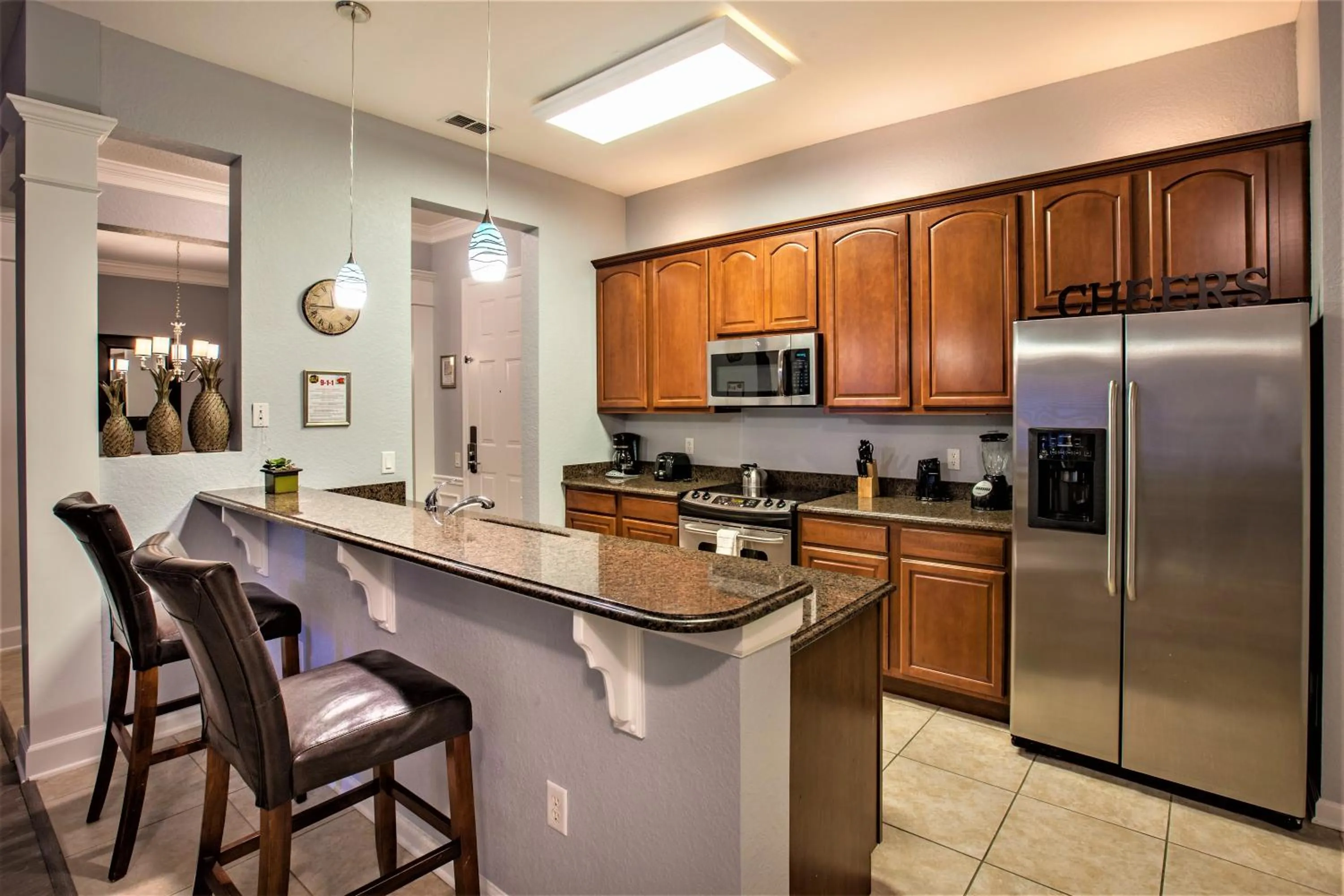 Kitchen or kitchenette in Vista Cay Resort by Millenium at Universal Blvd.