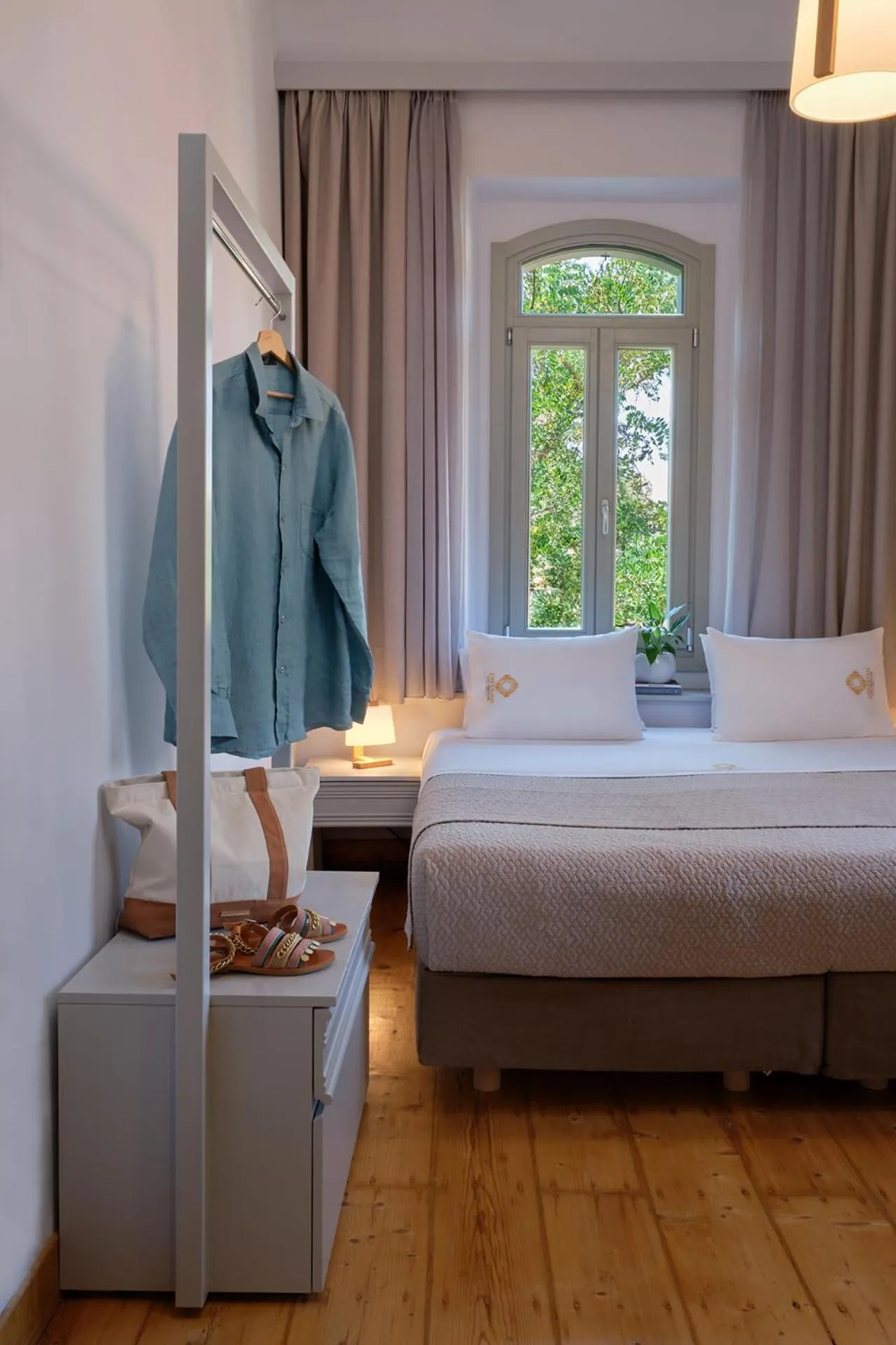 Bed in Eressian Hotel & Hammam Spa