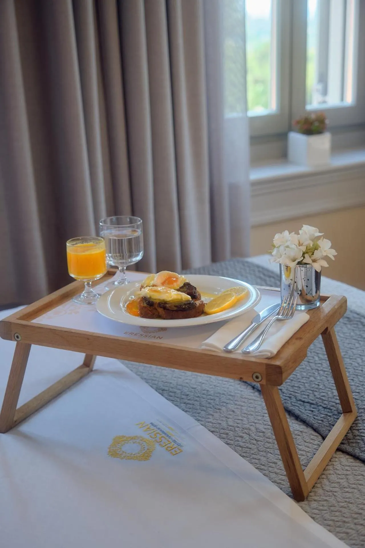 Bed in Eressian Hotel & Hammam Spa