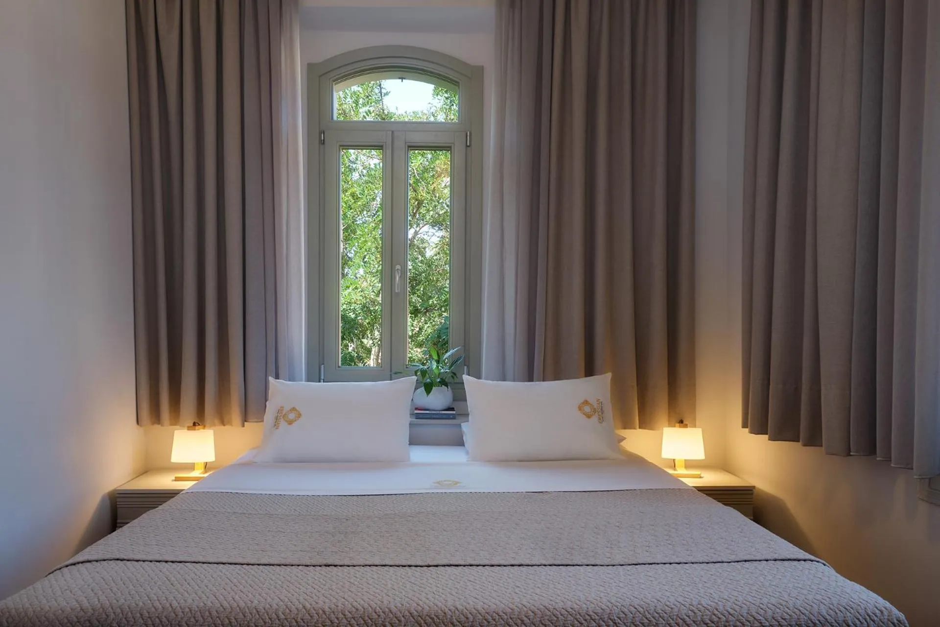 Bed in Eressian Hotel & Hammam Spa