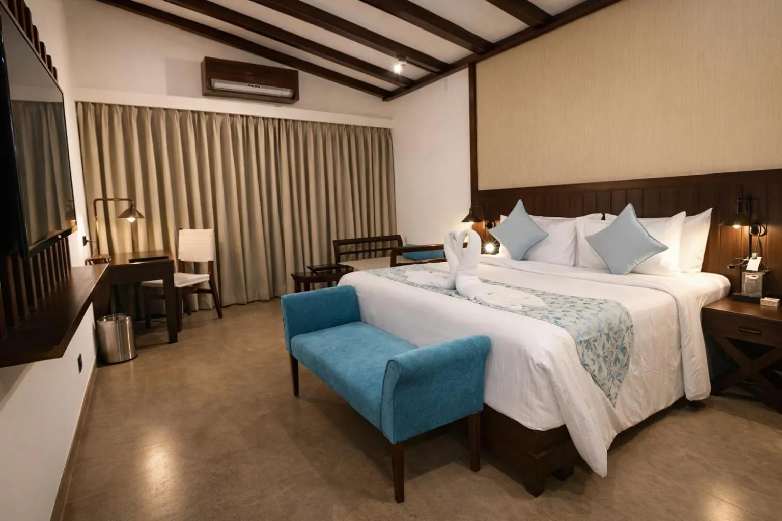 Bedroom, Bed in Regenta Jungle Resort Kabini Springs