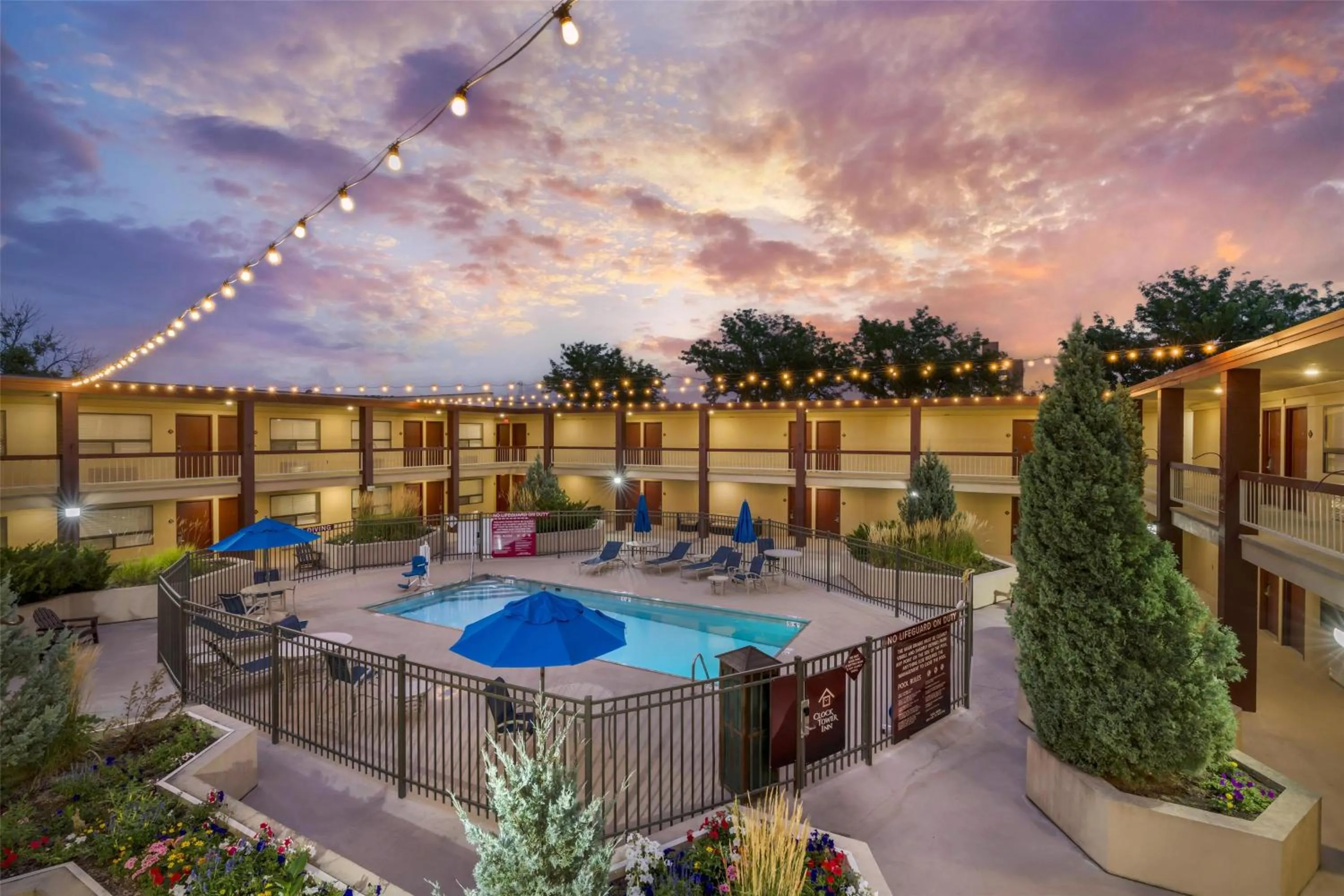 Pool view in Best Western Plus Clocktower Inn