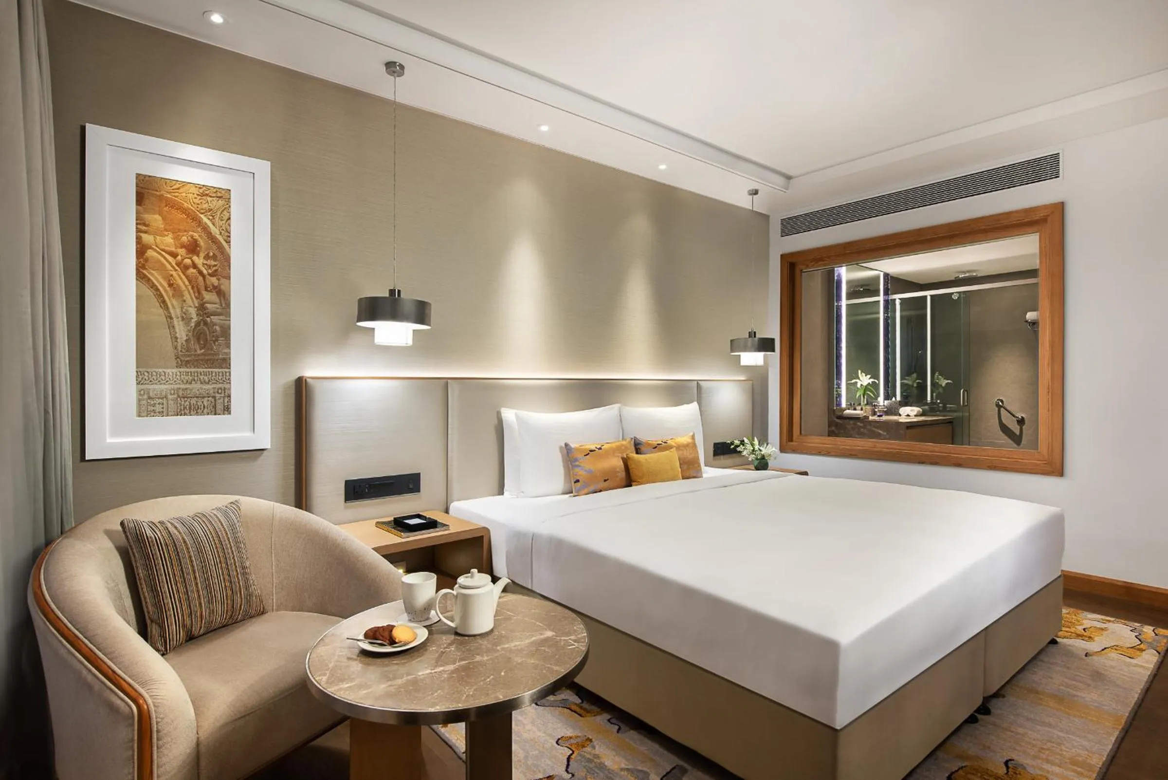 Bed in Vivanta Bhubaneswar DN Square