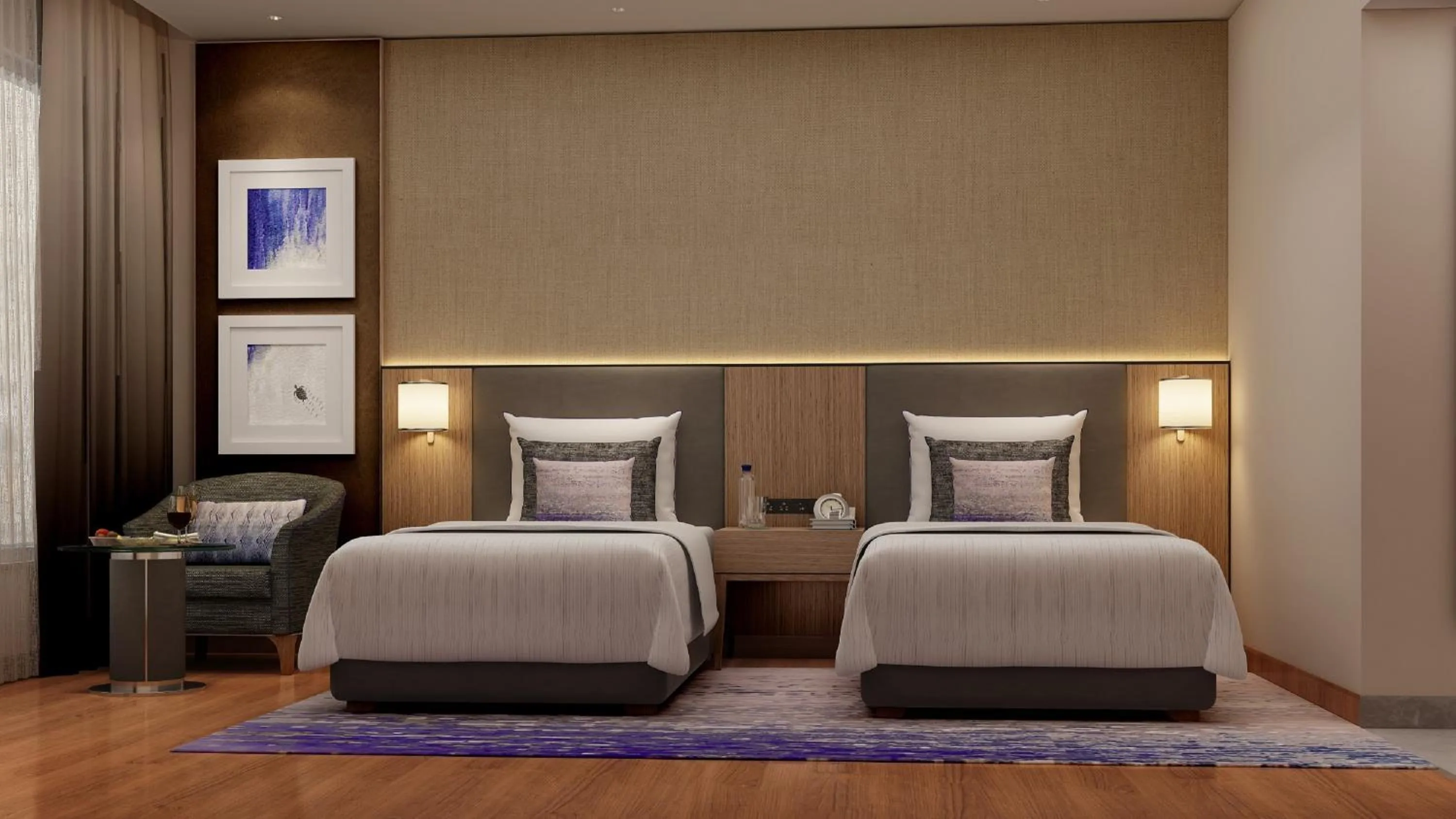 Bed in Vivanta Bhubaneswar DN Square