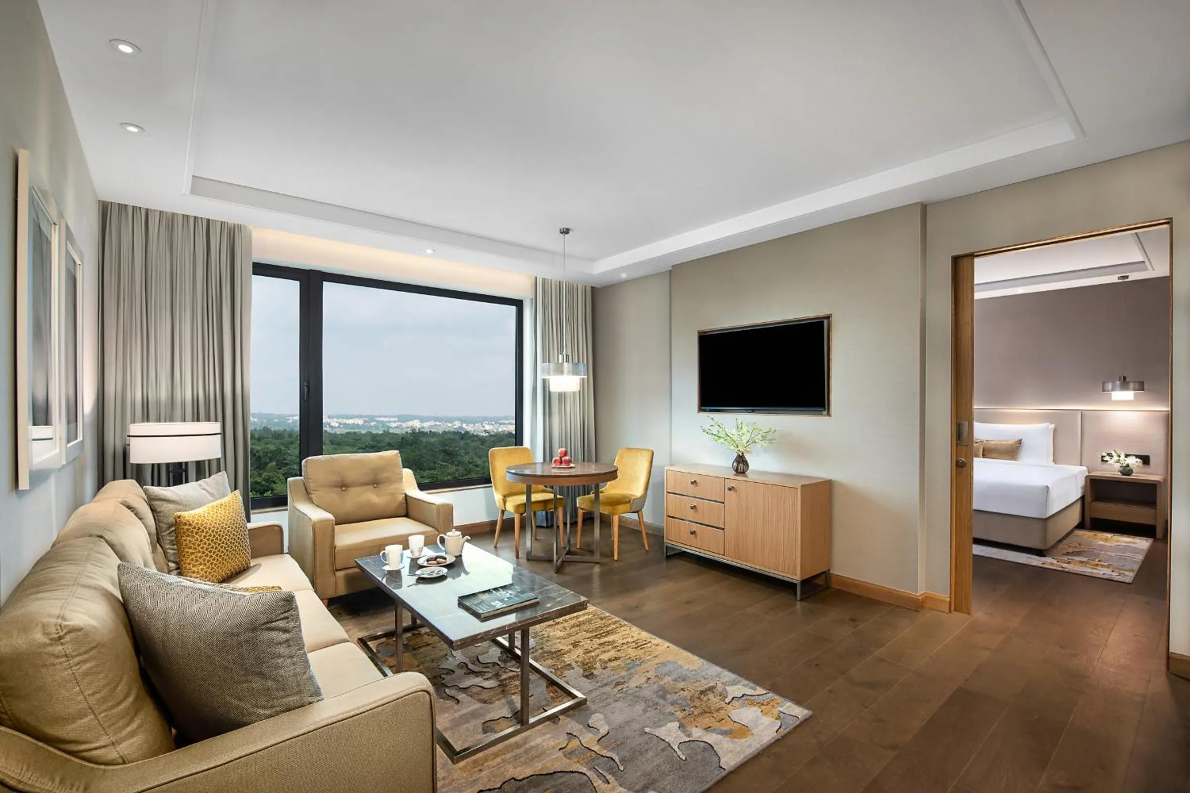 Living room in Vivanta Bhubaneswar DN Square