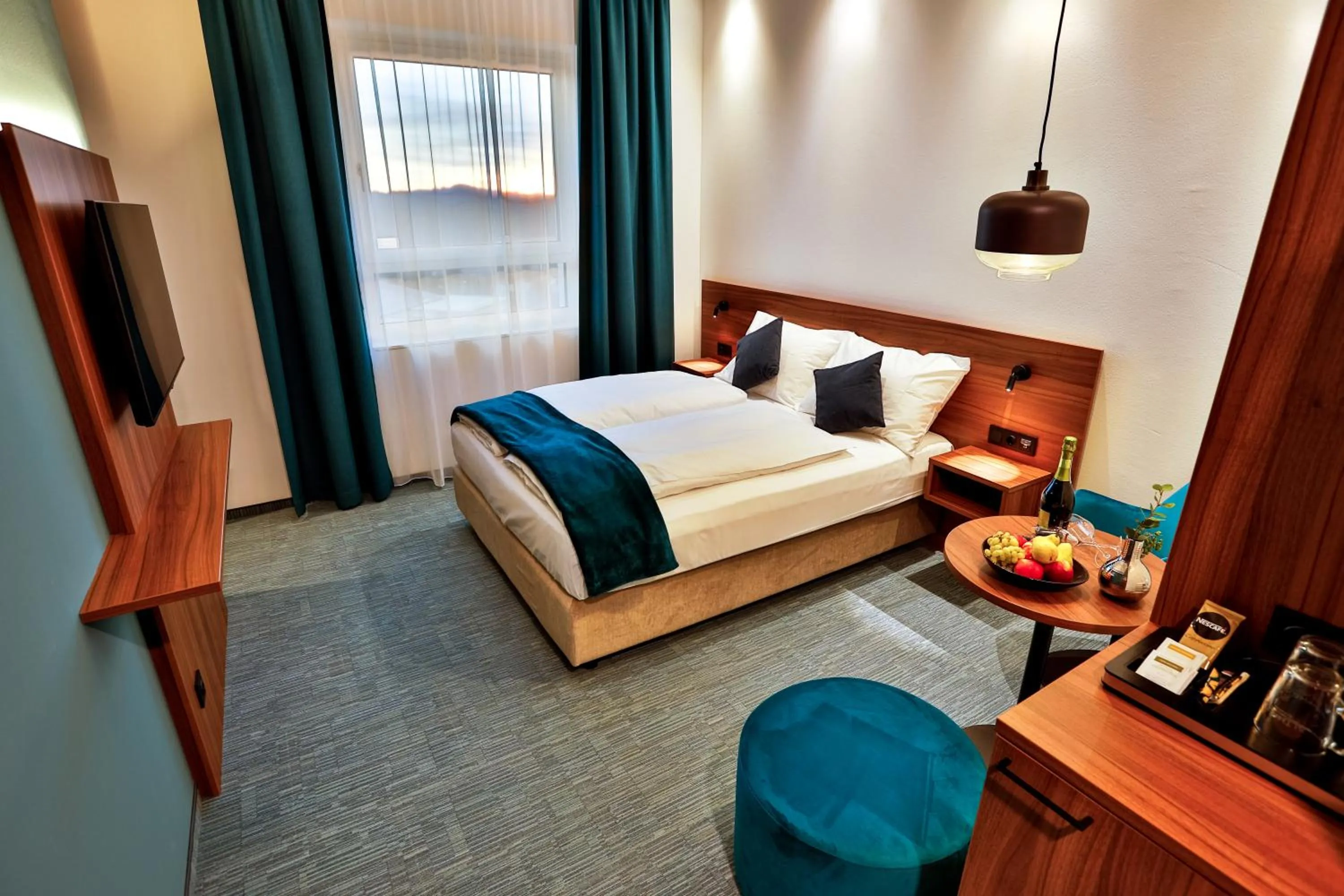 Bed in Hotel Das Zeit