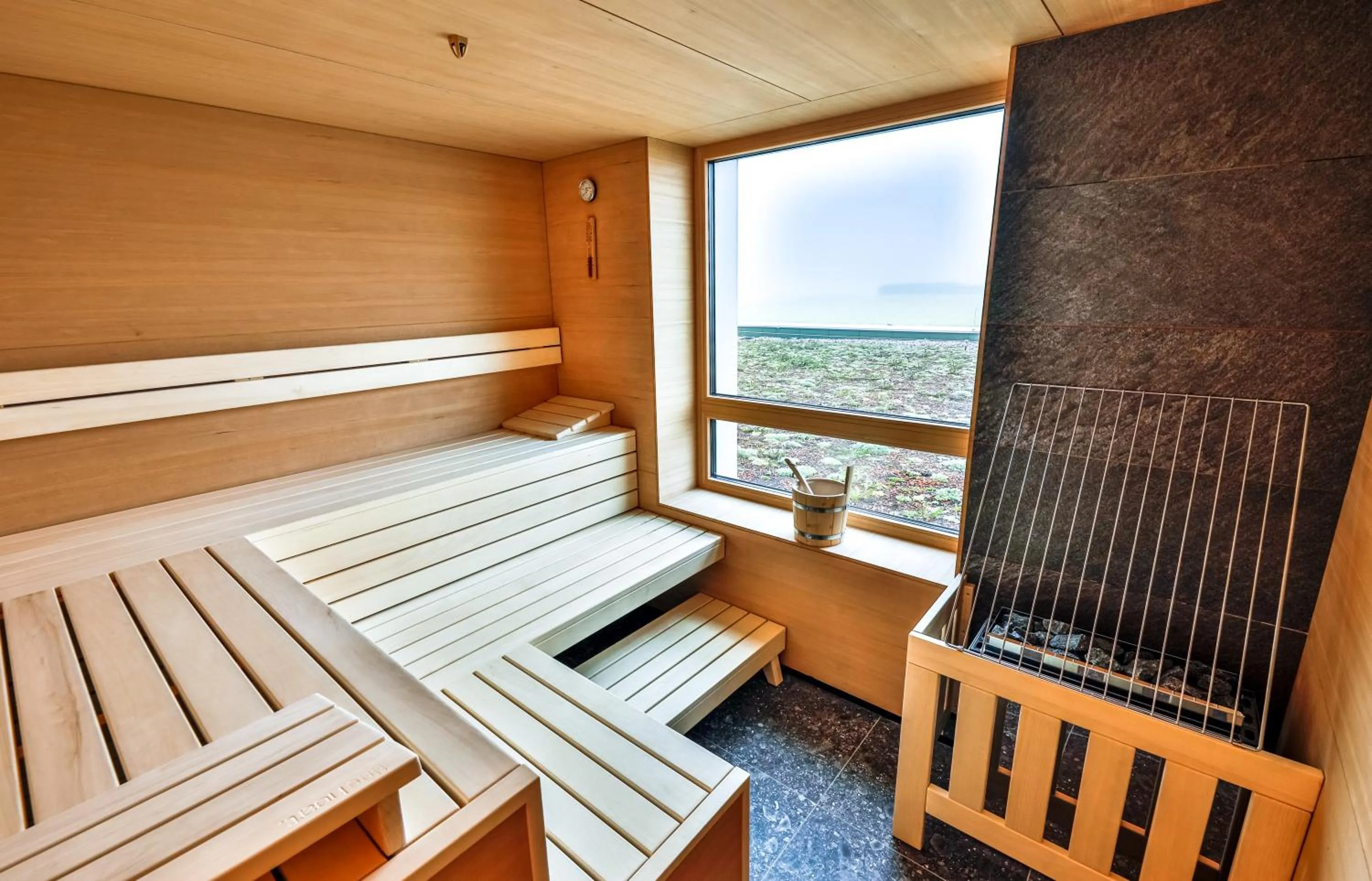 Sauna in Hotel Das Zeit