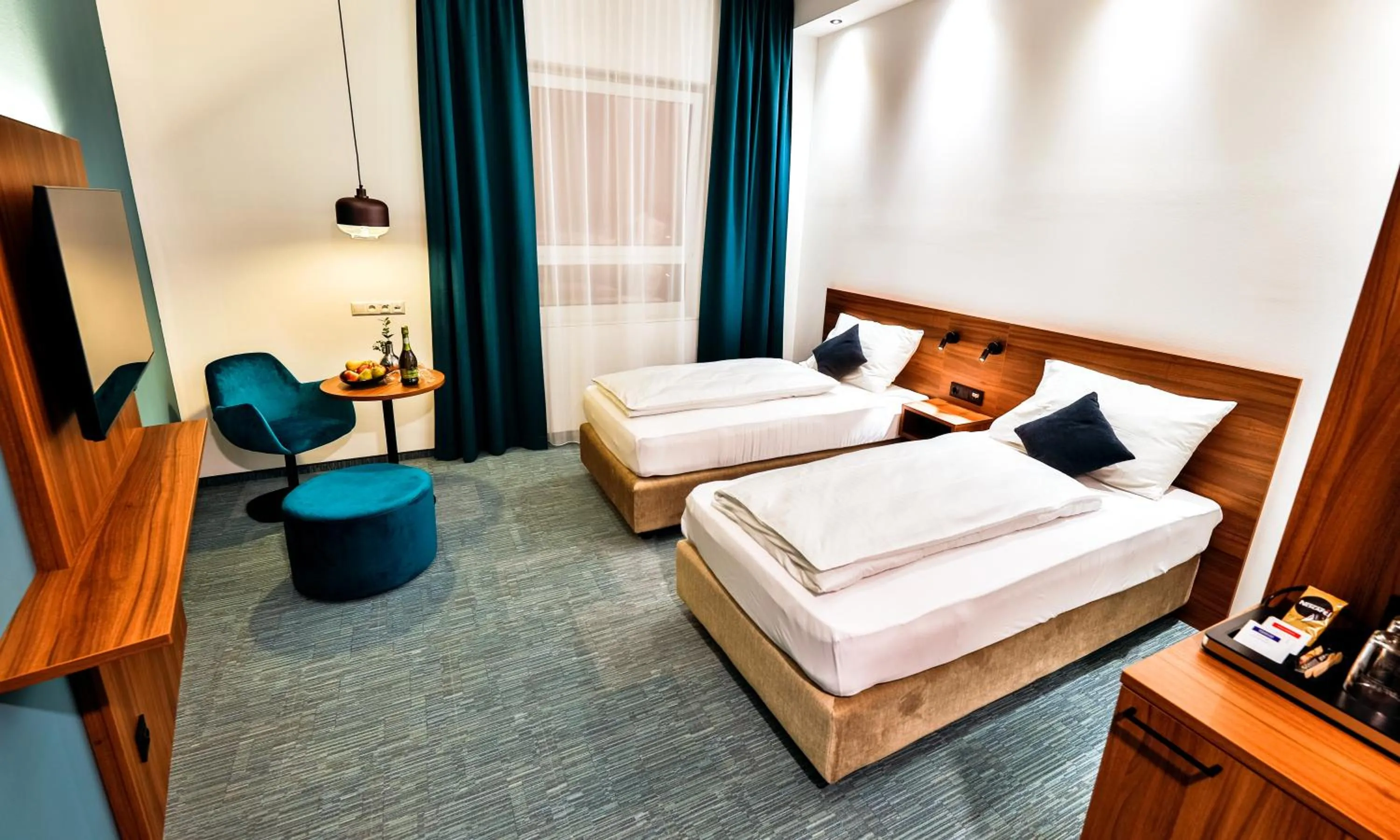 Bed in Hotel Das Zeit