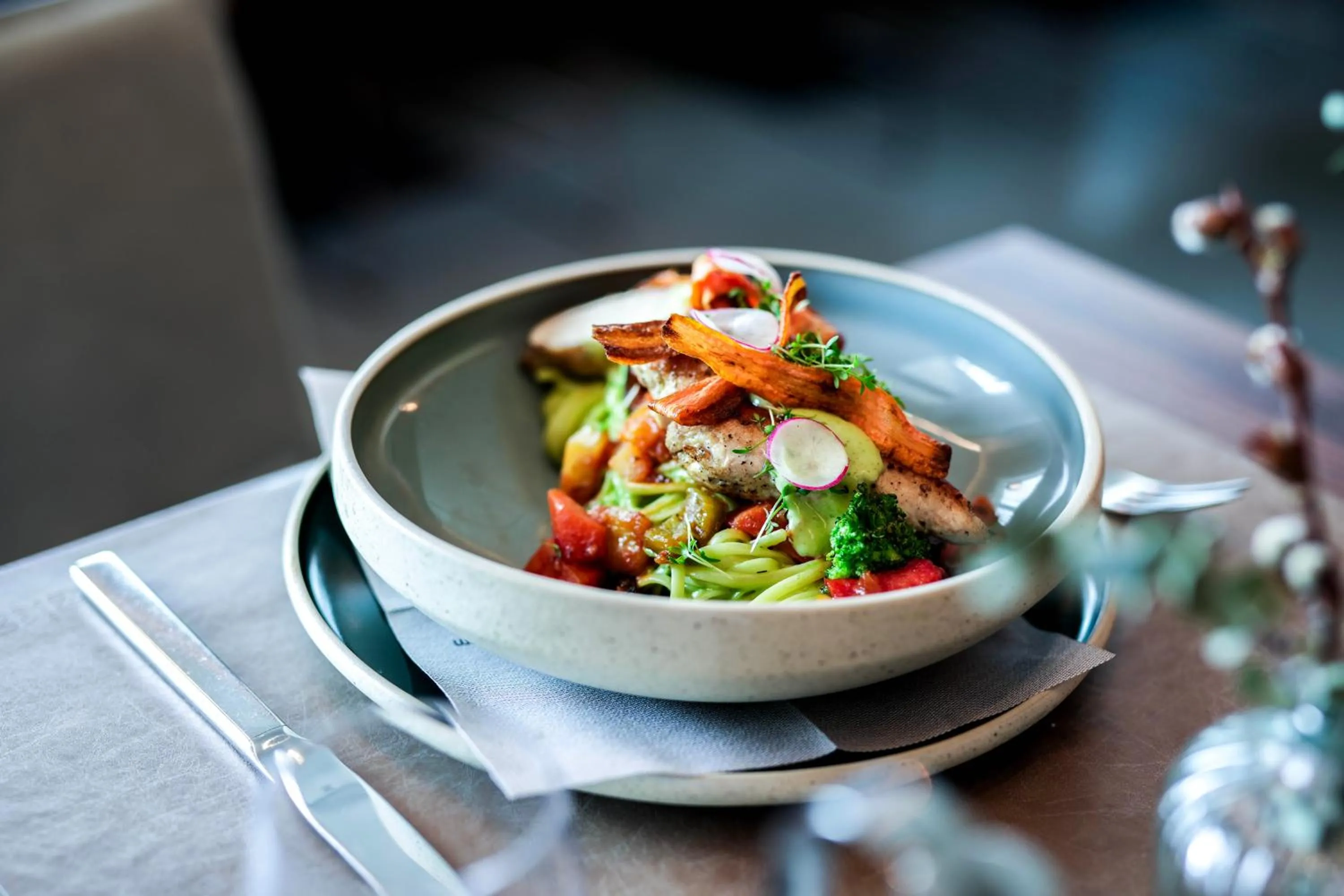 Restaurant/places to eat in Hotel Das Zeit