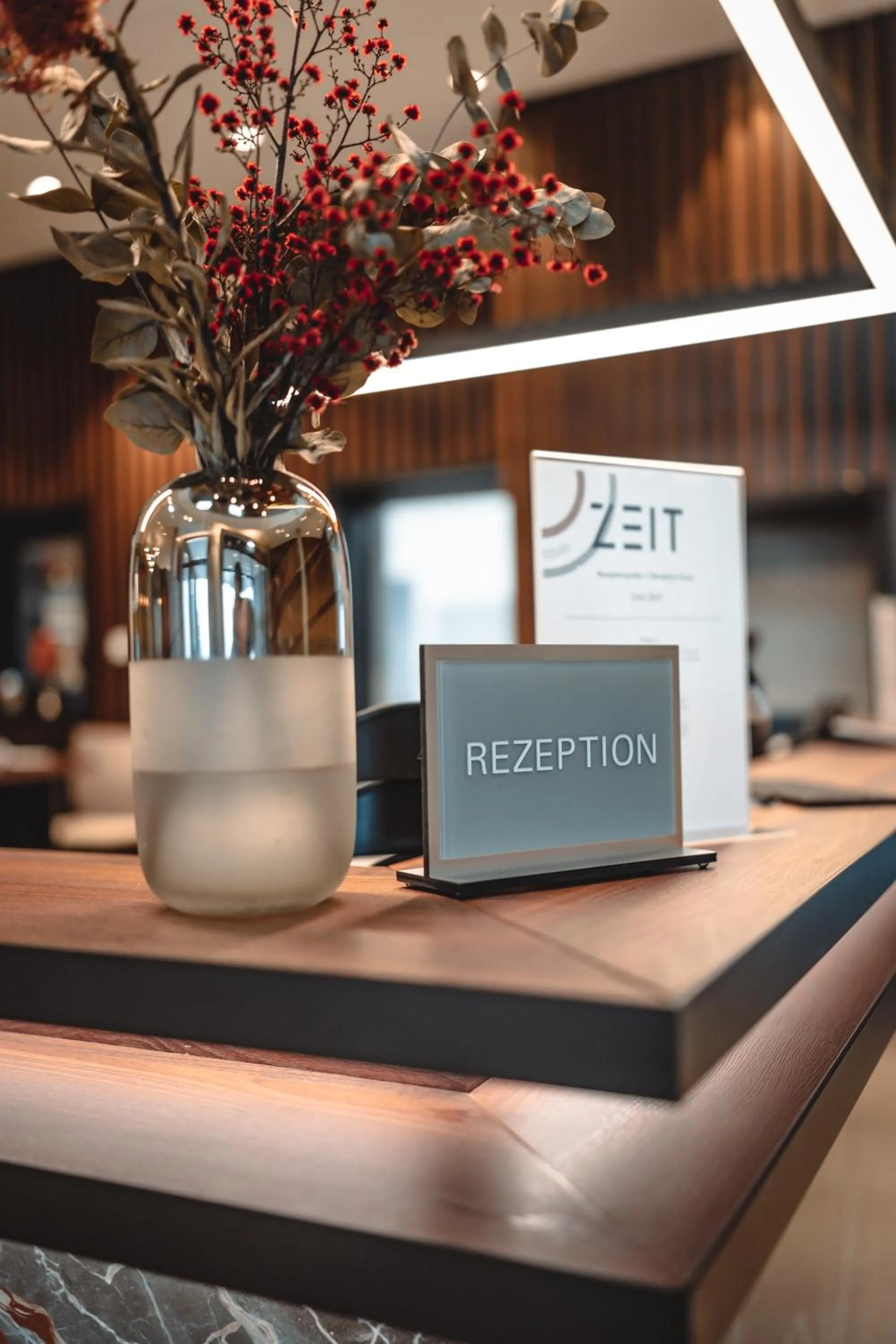 Lobby or reception in Hotel Das Zeit