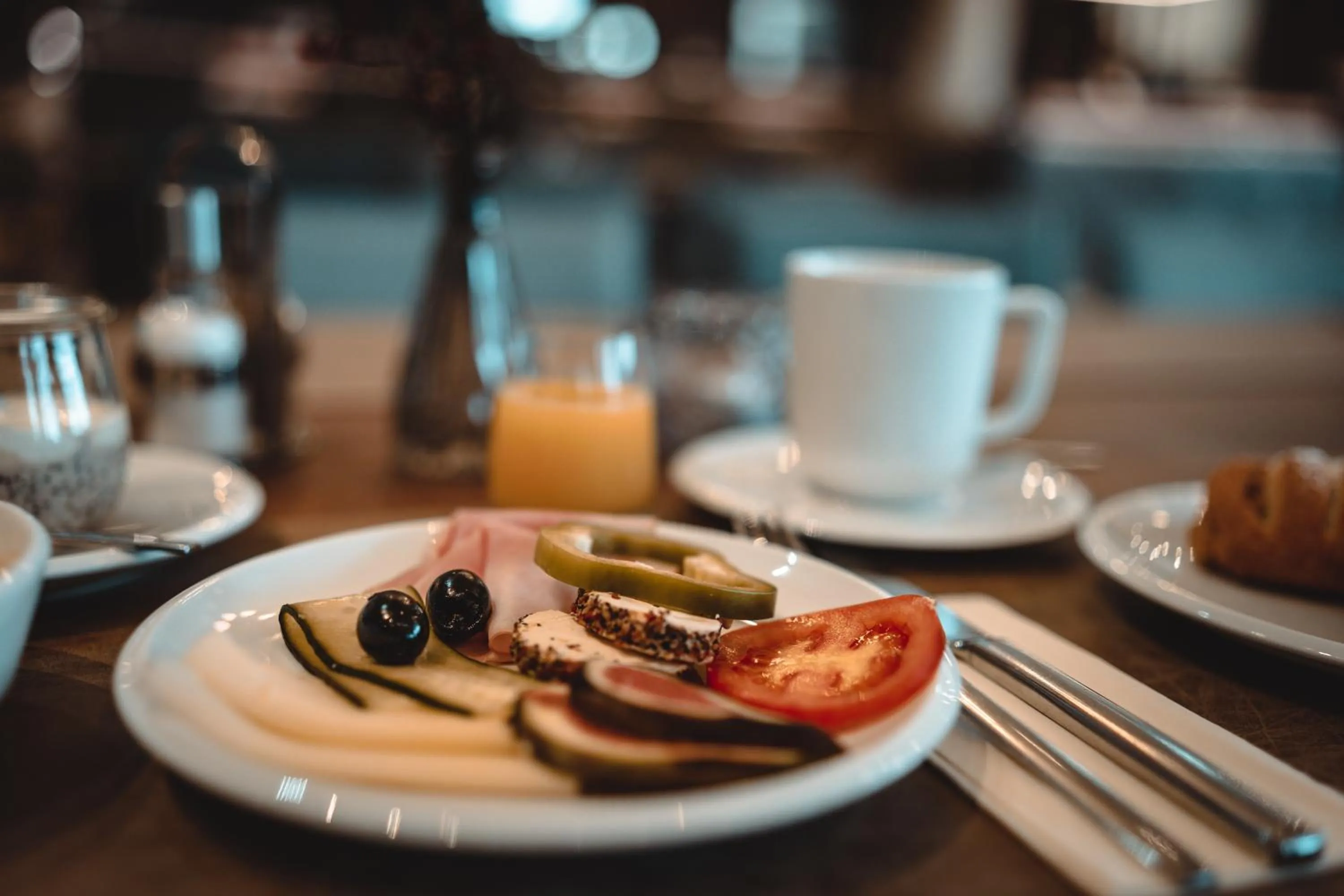 Food close-up in Hotel Das Zeit