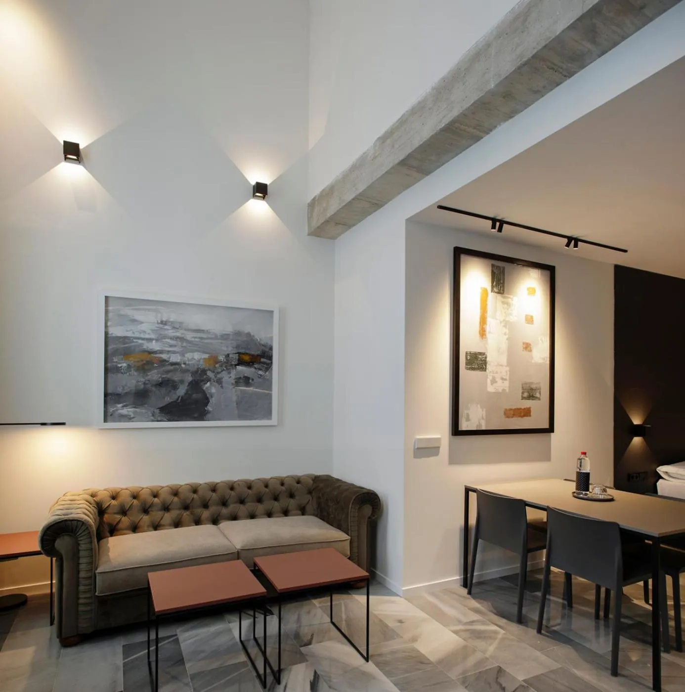 Living room in Fetén