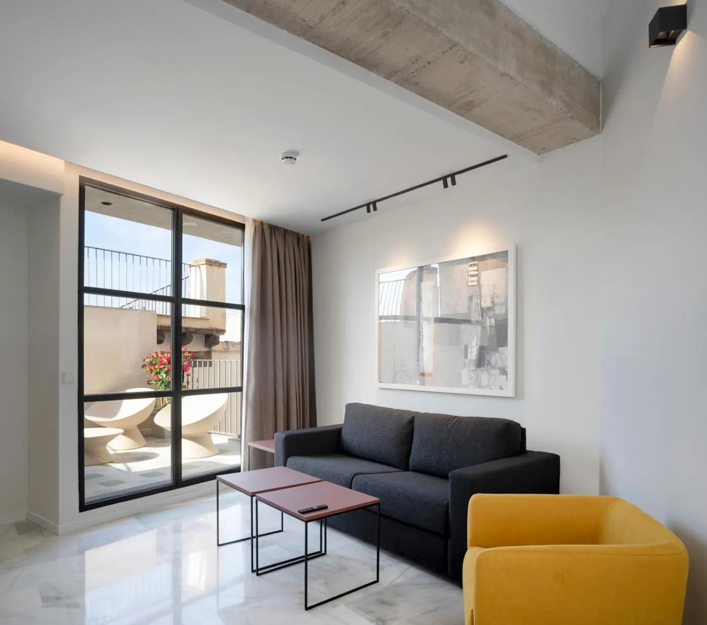 Living room in Fetén