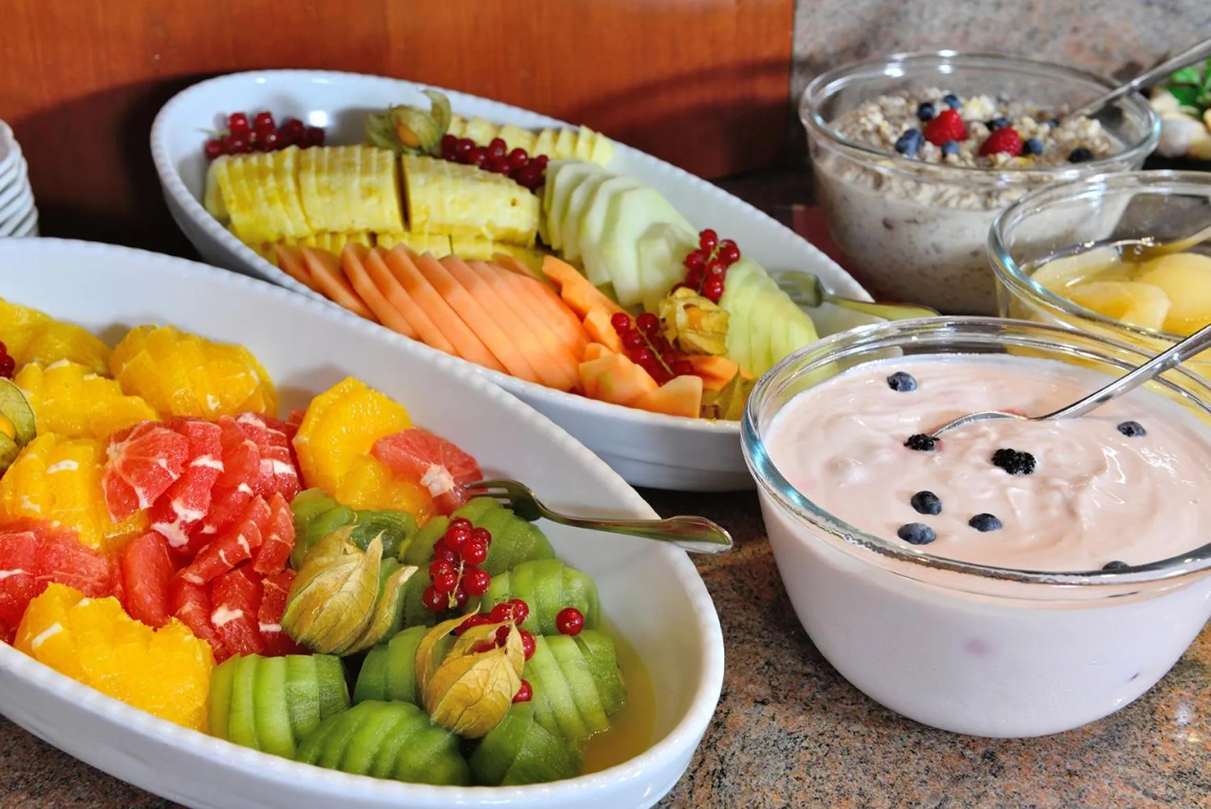 Food close-up in Hotel Der Lindenhof