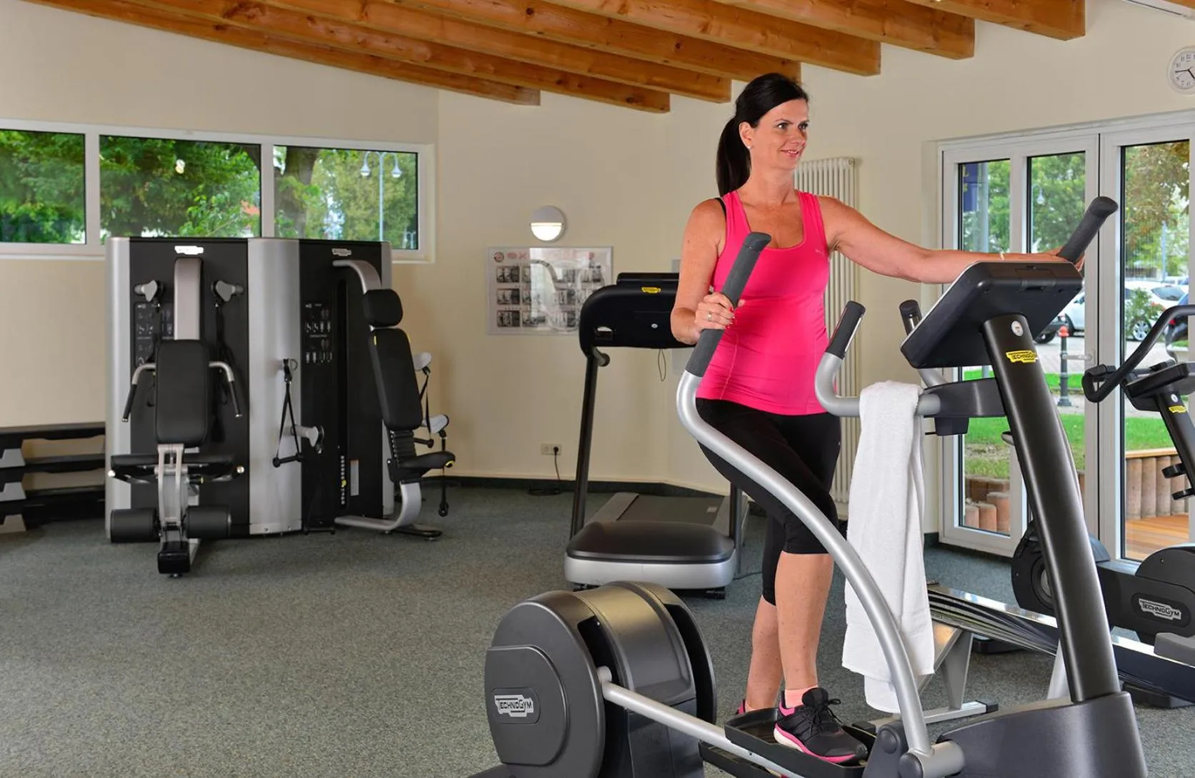 Fitness centre/facilities in Hotel Der Lindenhof