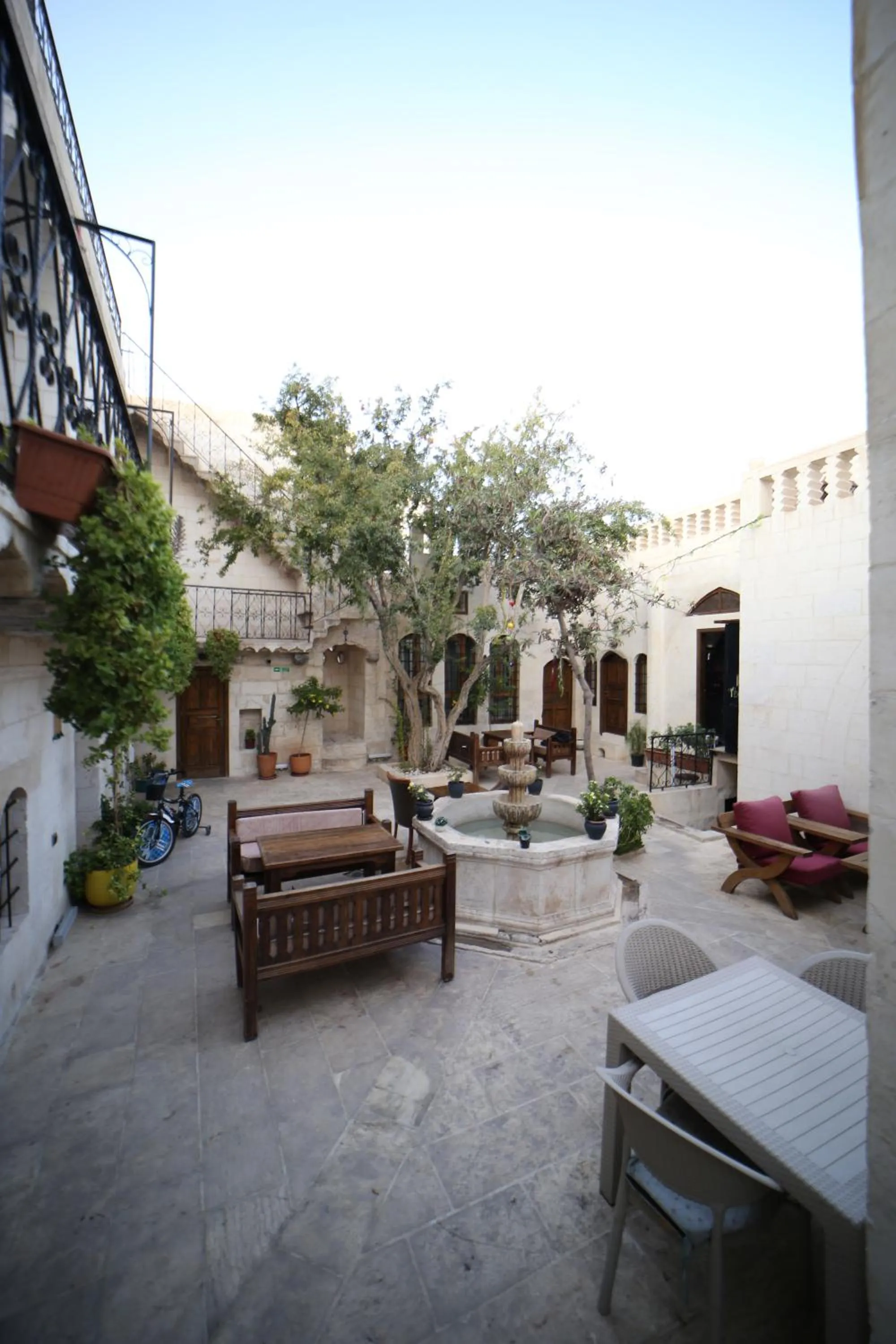 Inner courtyard view in Tessera Hotel