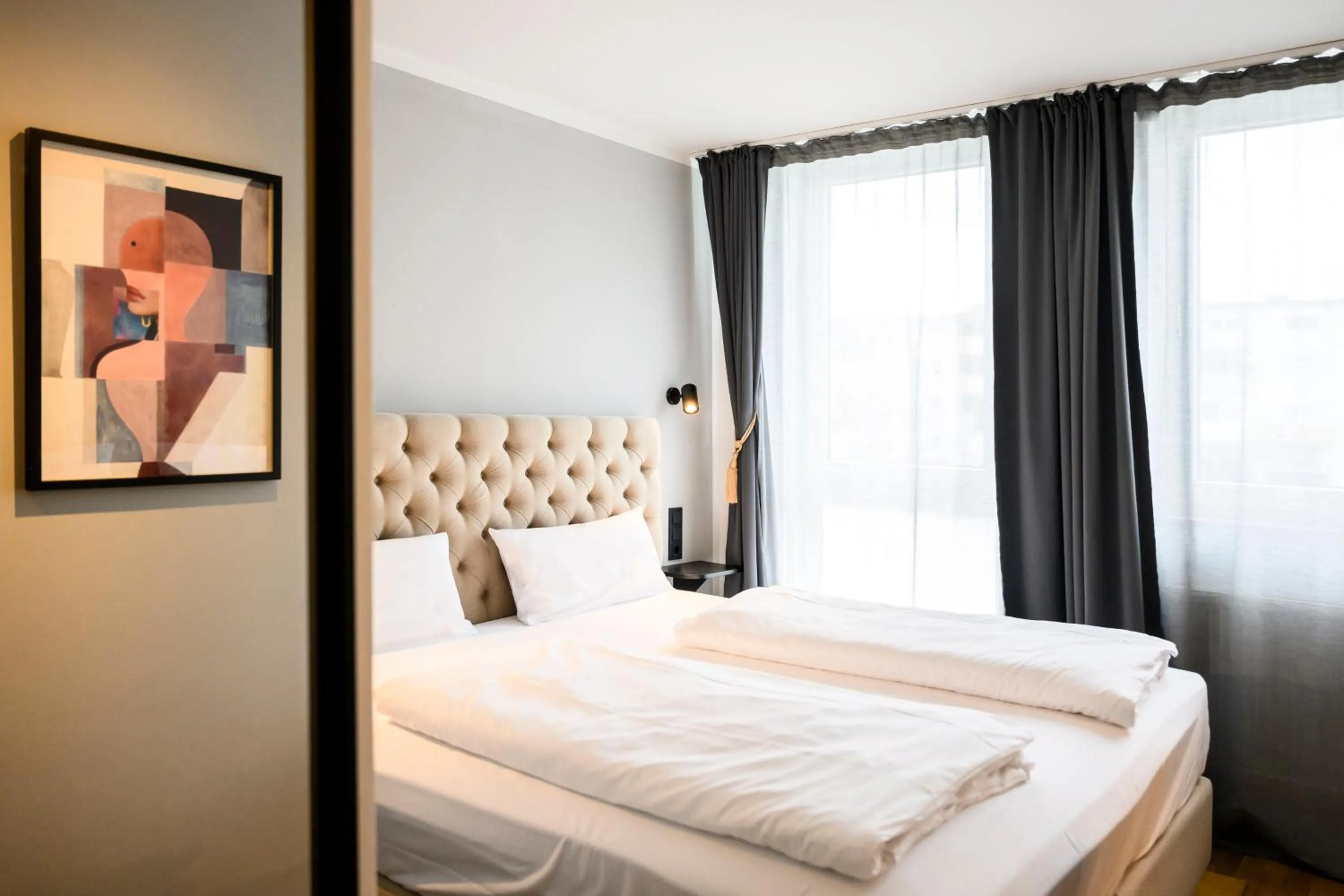 Photo of the whole room, Bed in Nikii City Hotel