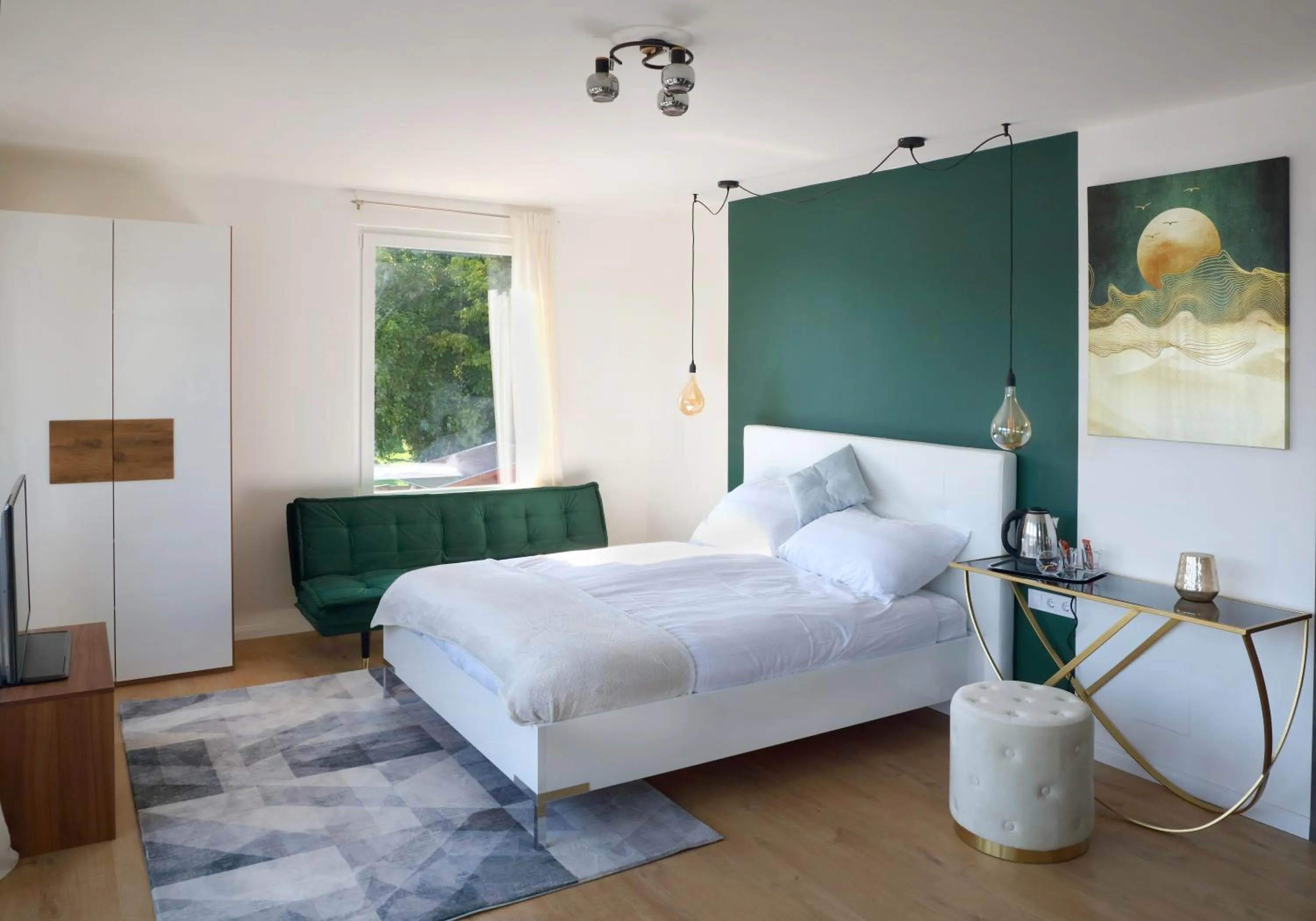 Photo of the whole room, Bed in Duna P'Art Panzió