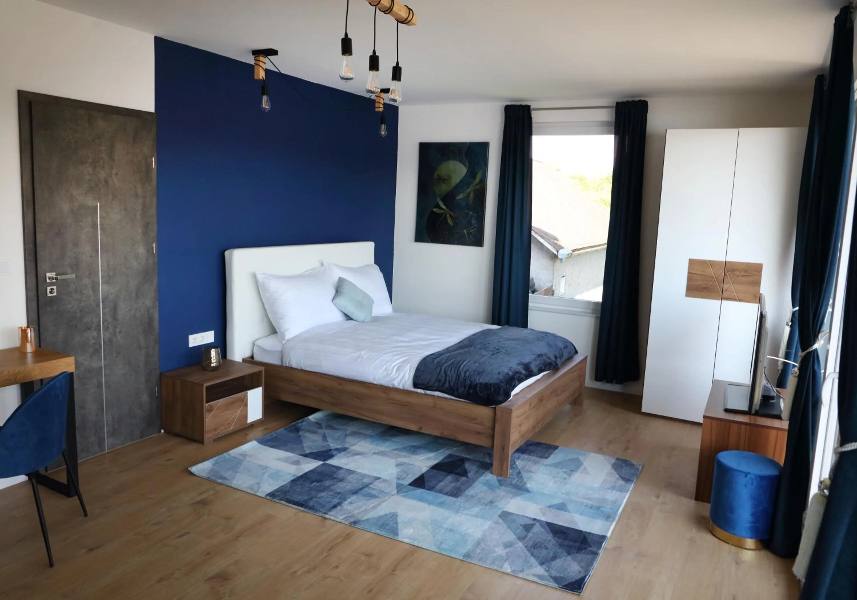 Photo of the whole room, Bed in Duna P'Art Panzió