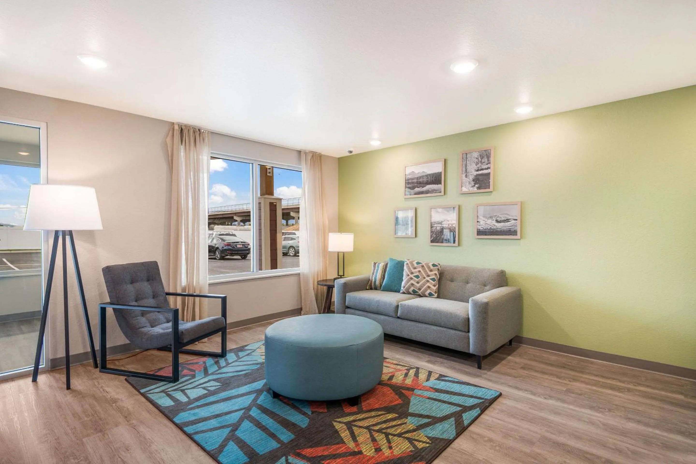 Lobby or reception in WoodSpring Suites Missoula