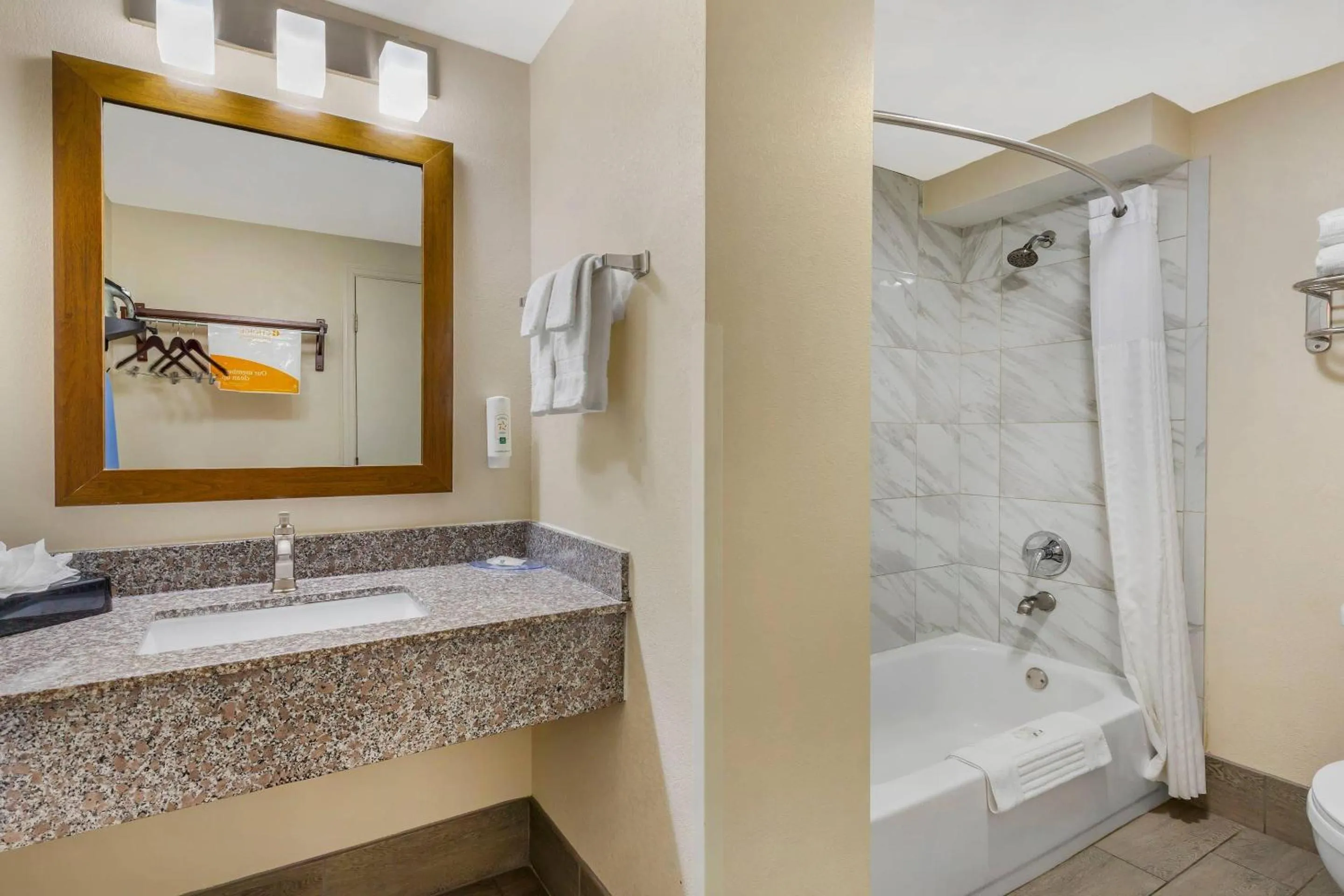 Bedroom in Quality Inn & Suites Spring Lake - Fayetteville near Fort Bragg