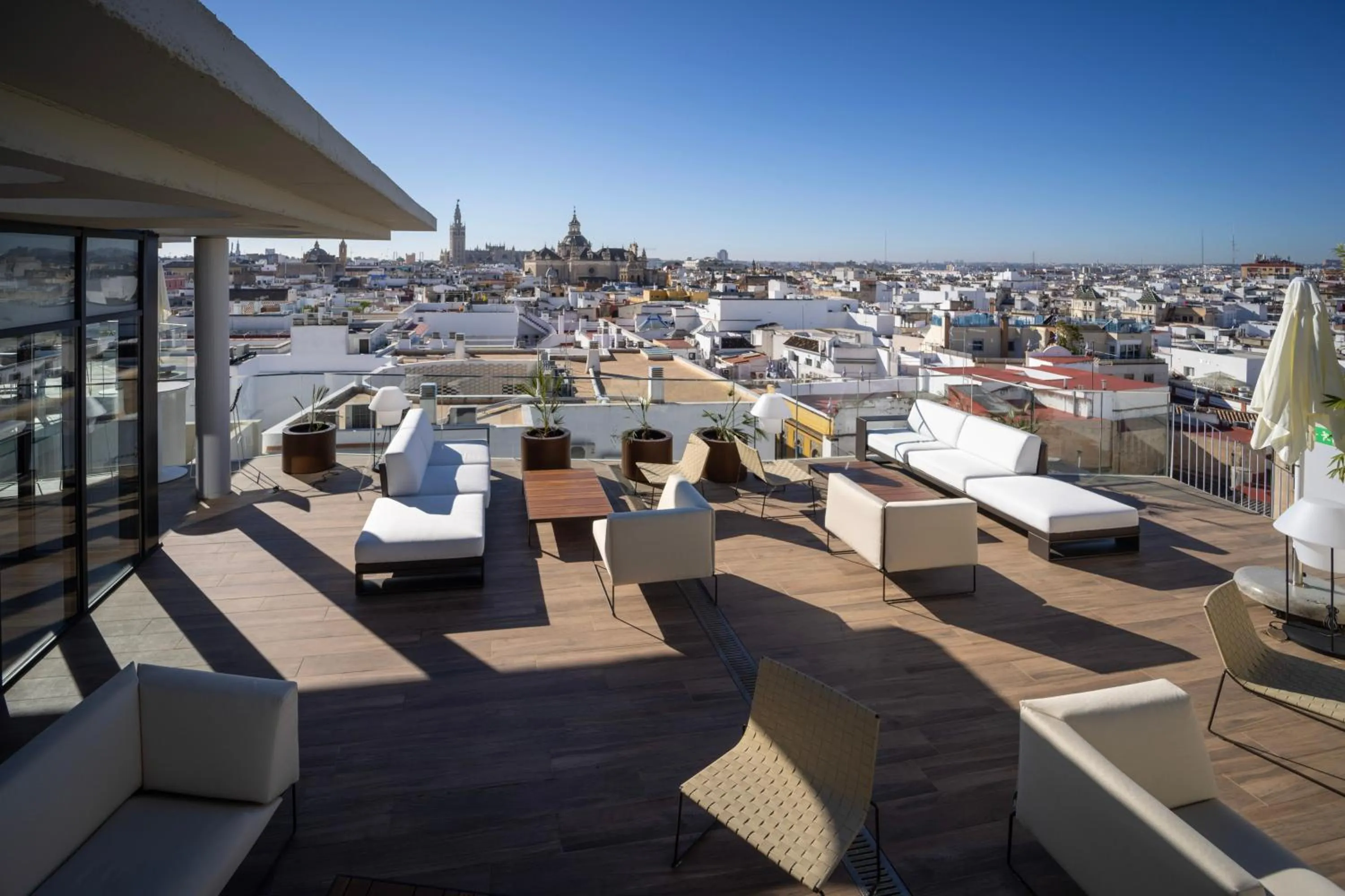 Balcony/Terrace in abba Sevilla
