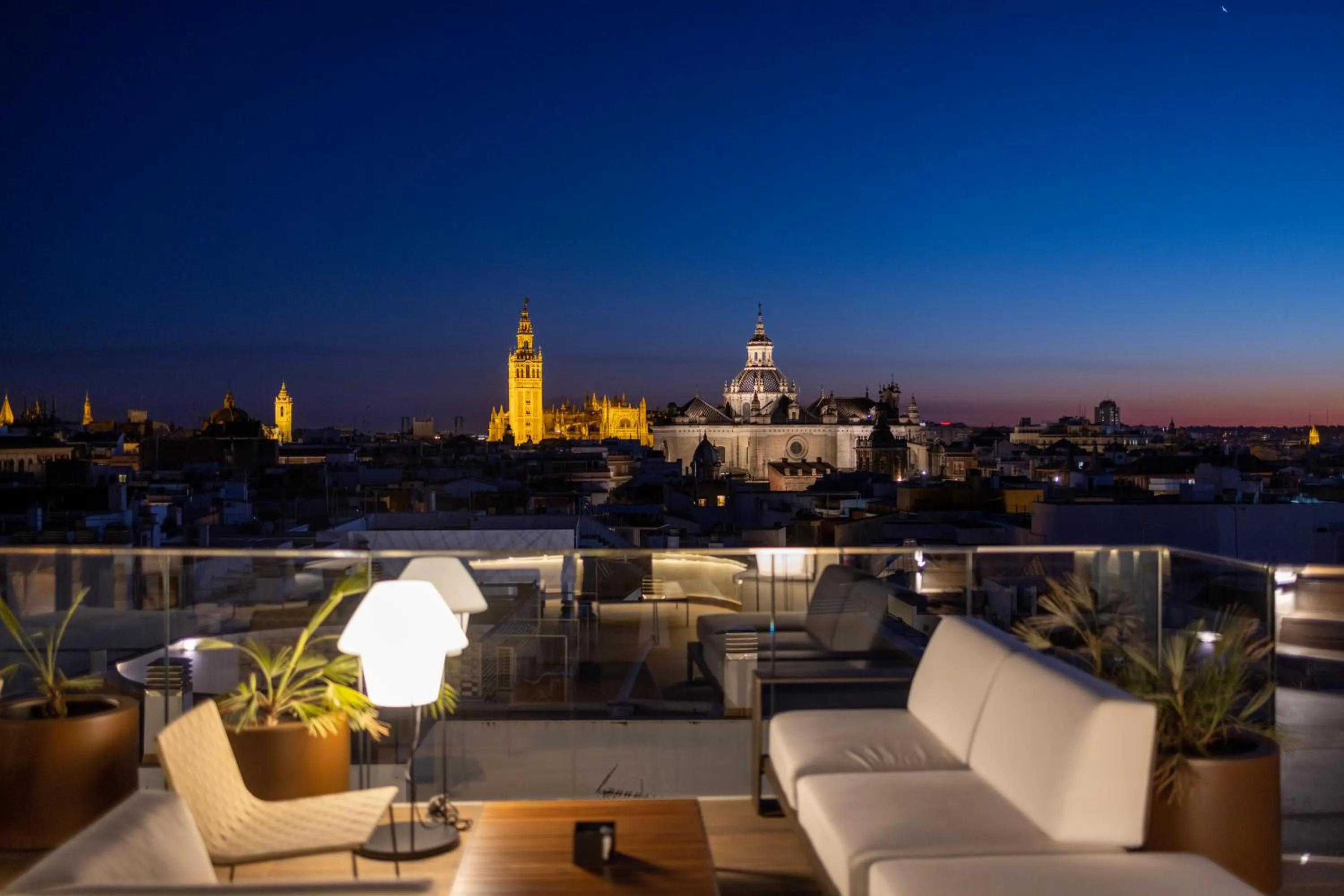 Balcony/Terrace in abba Sevilla
