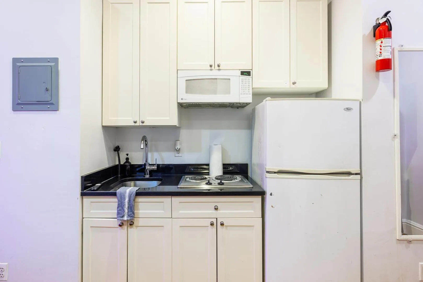 Kitchen or kitchenette in Studios in New York