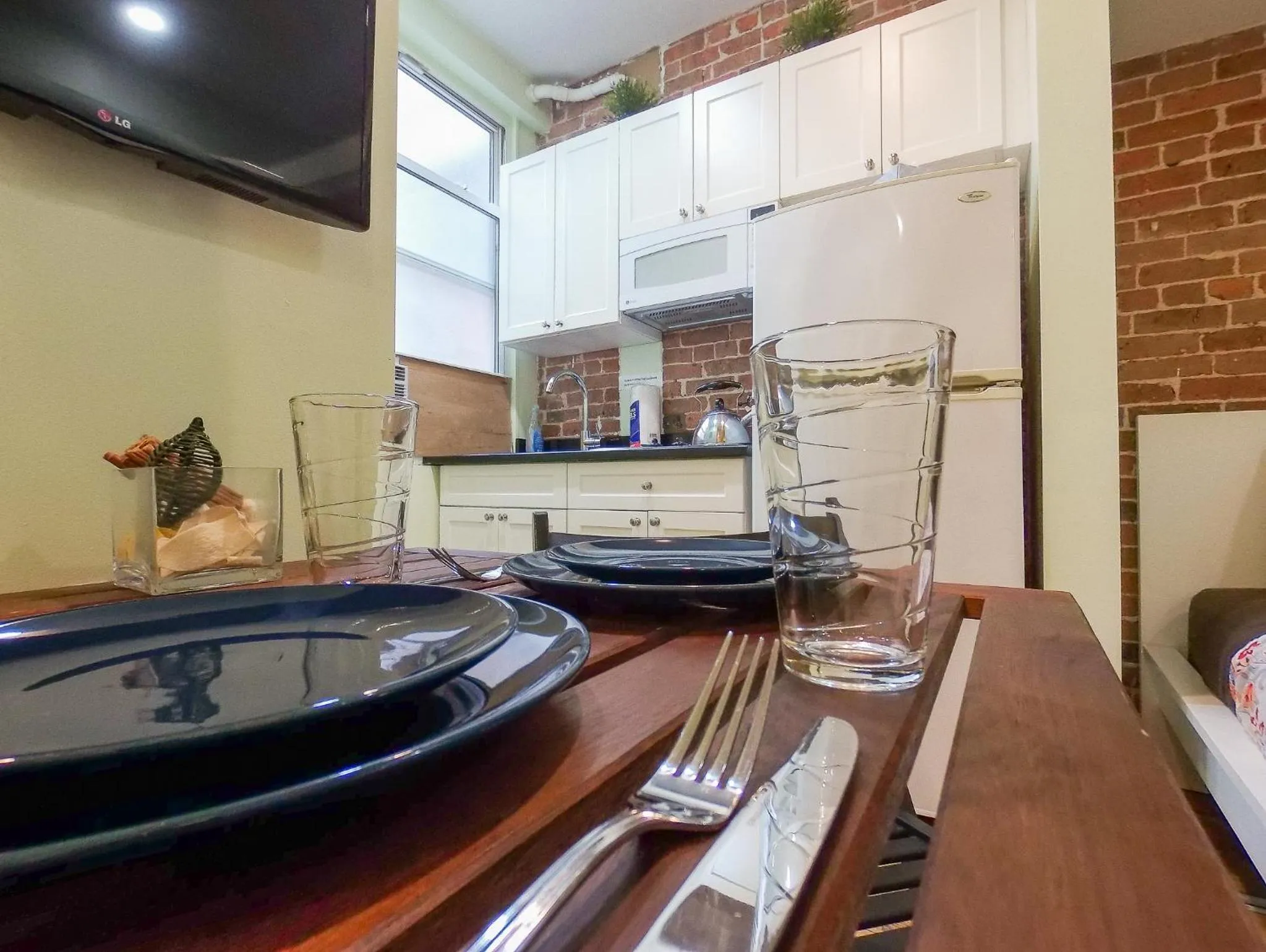 Kitchen or kitchenette in Studios in New York