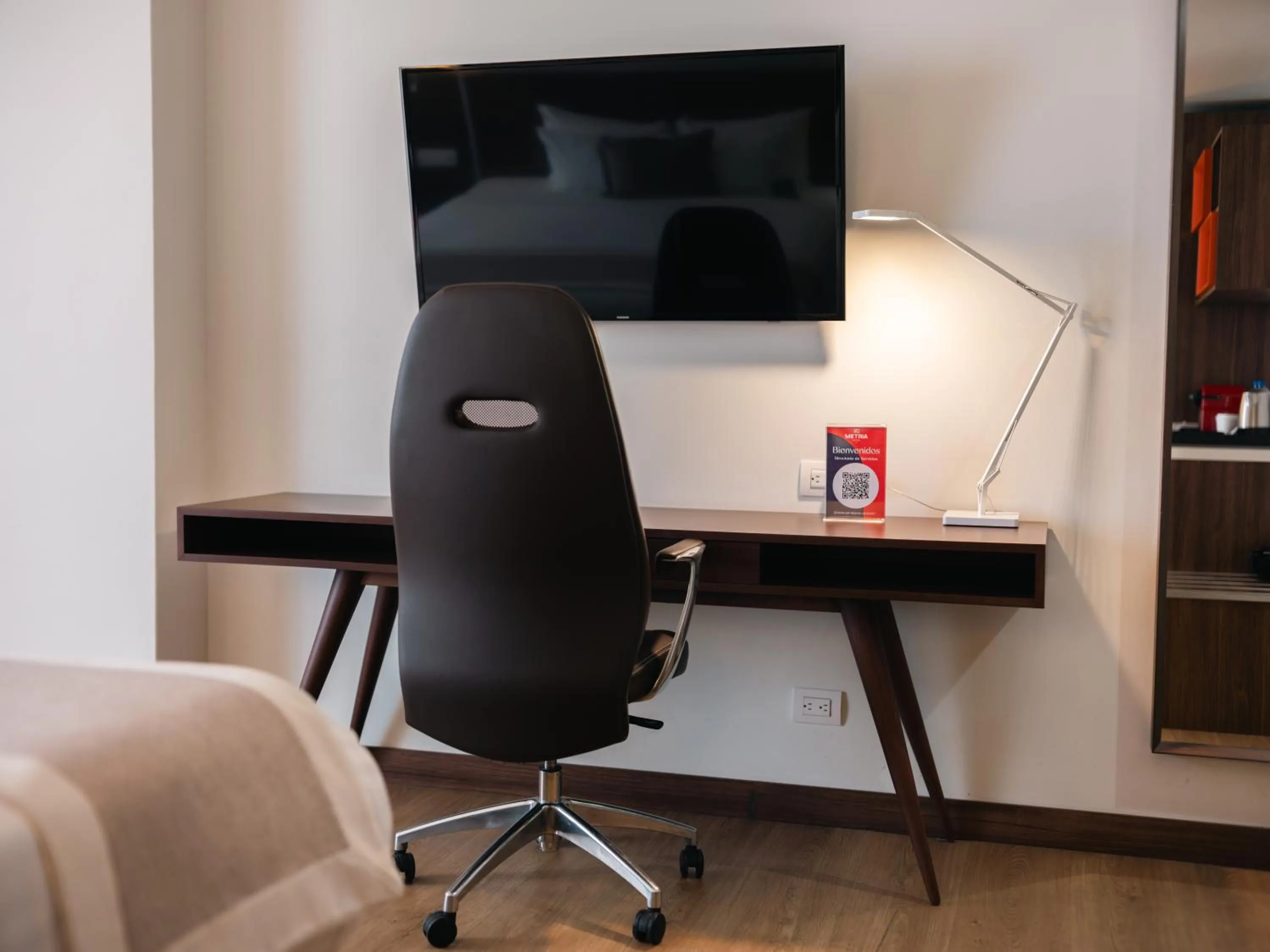 Seating area in Metria Hotel