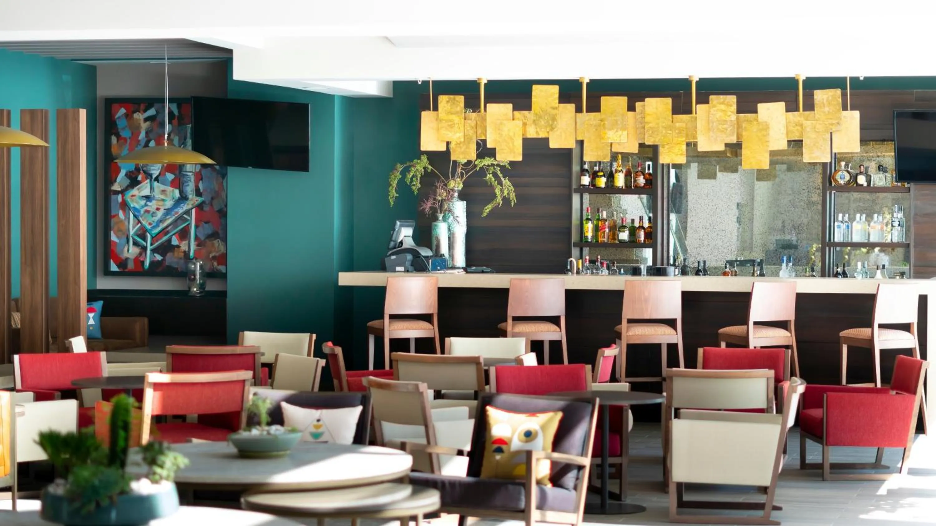 Lounge or bar in Metria Hotel