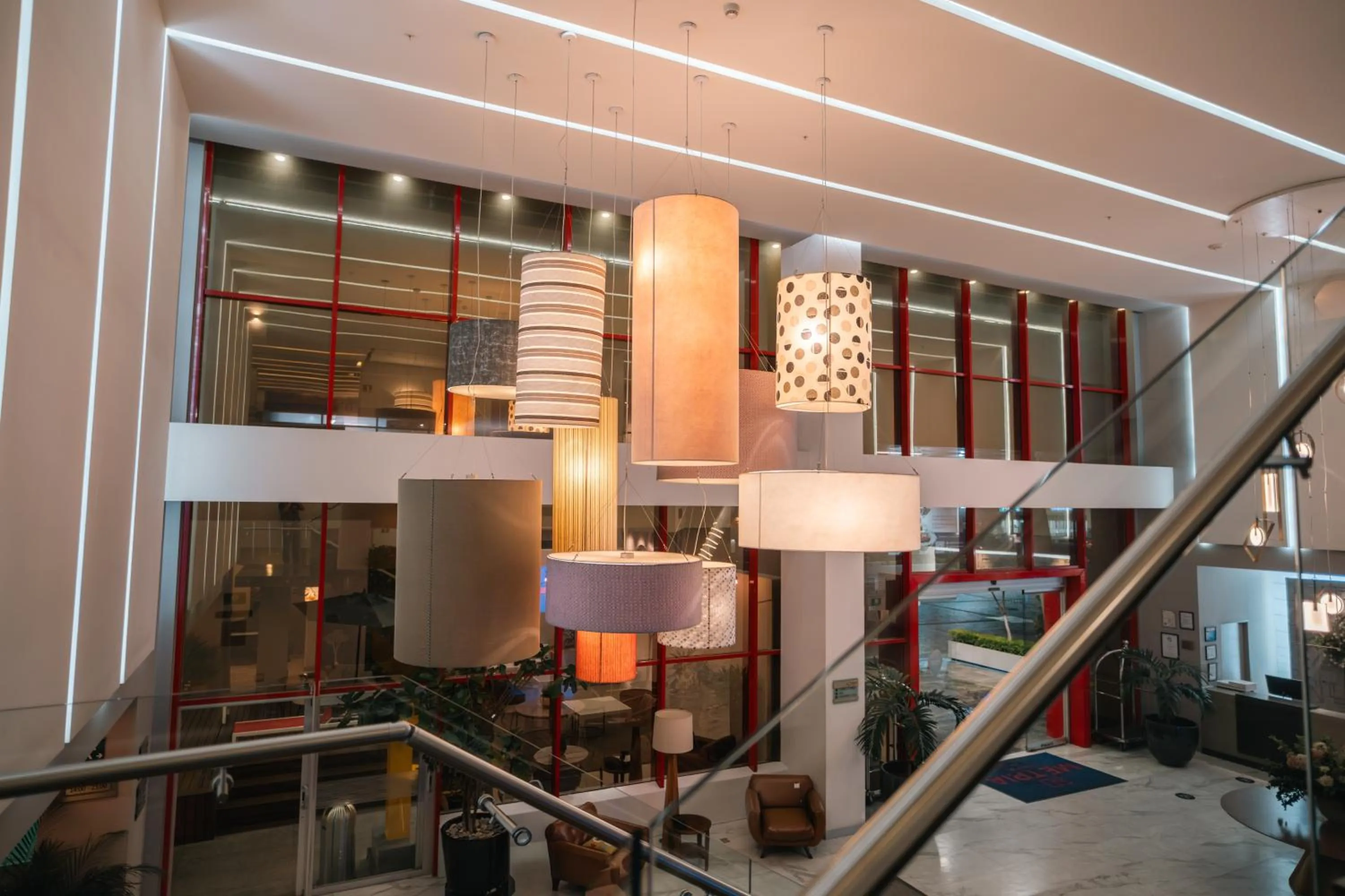 Lobby or reception in Metria Hotel