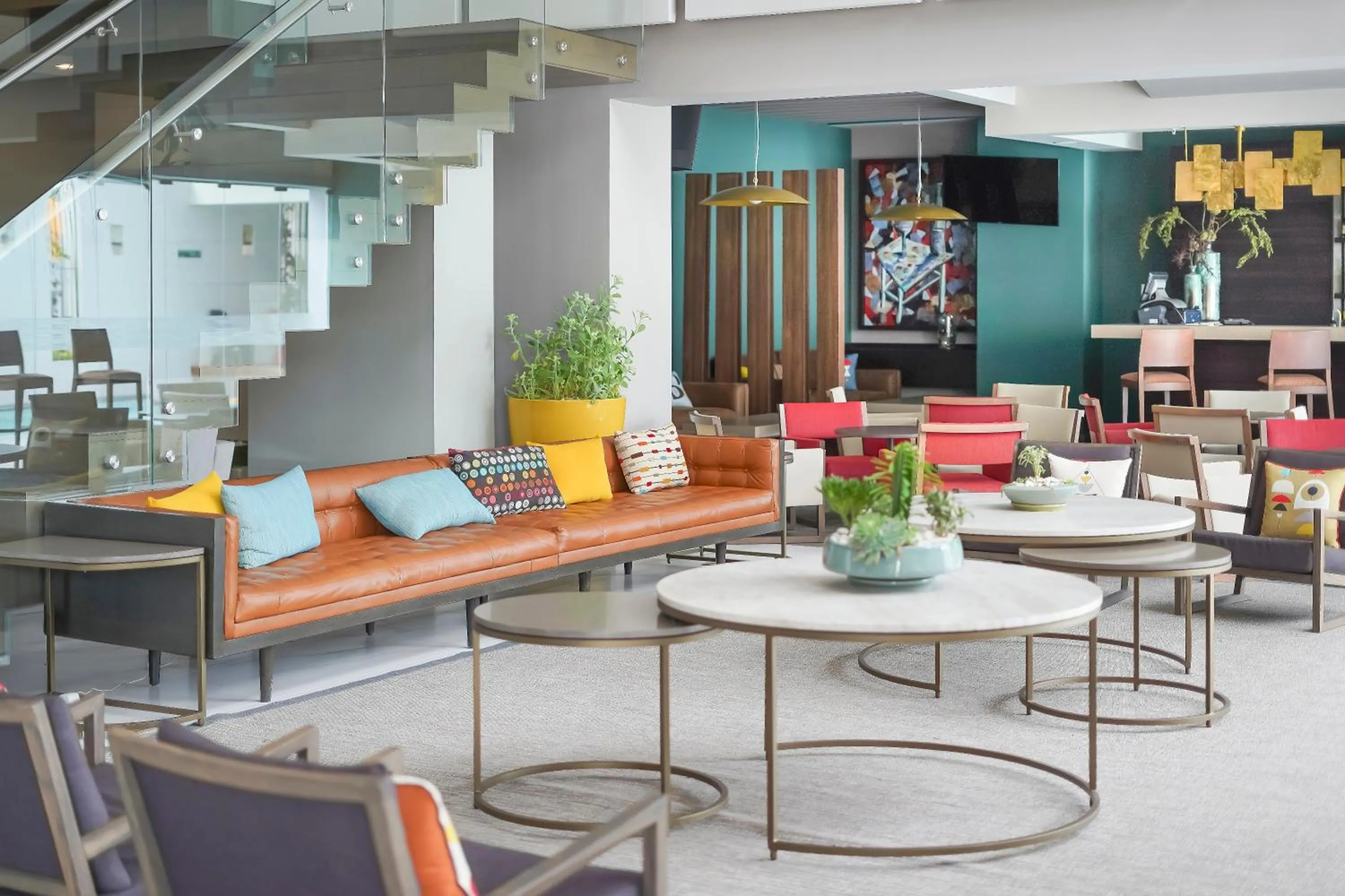 Living room in Metria Hotel