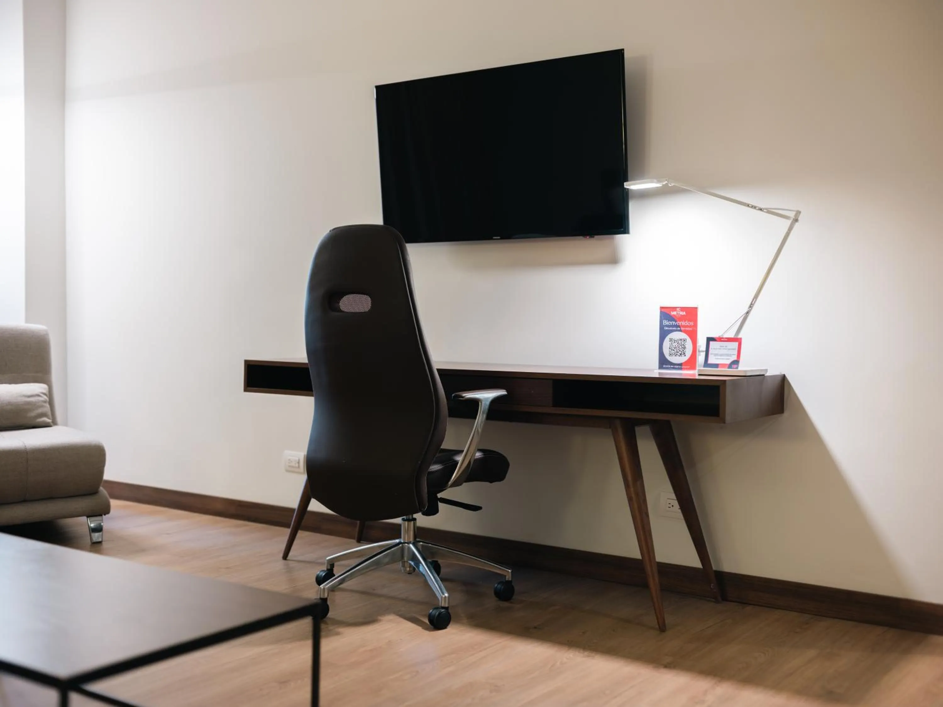 Seating area in Metria Hotel