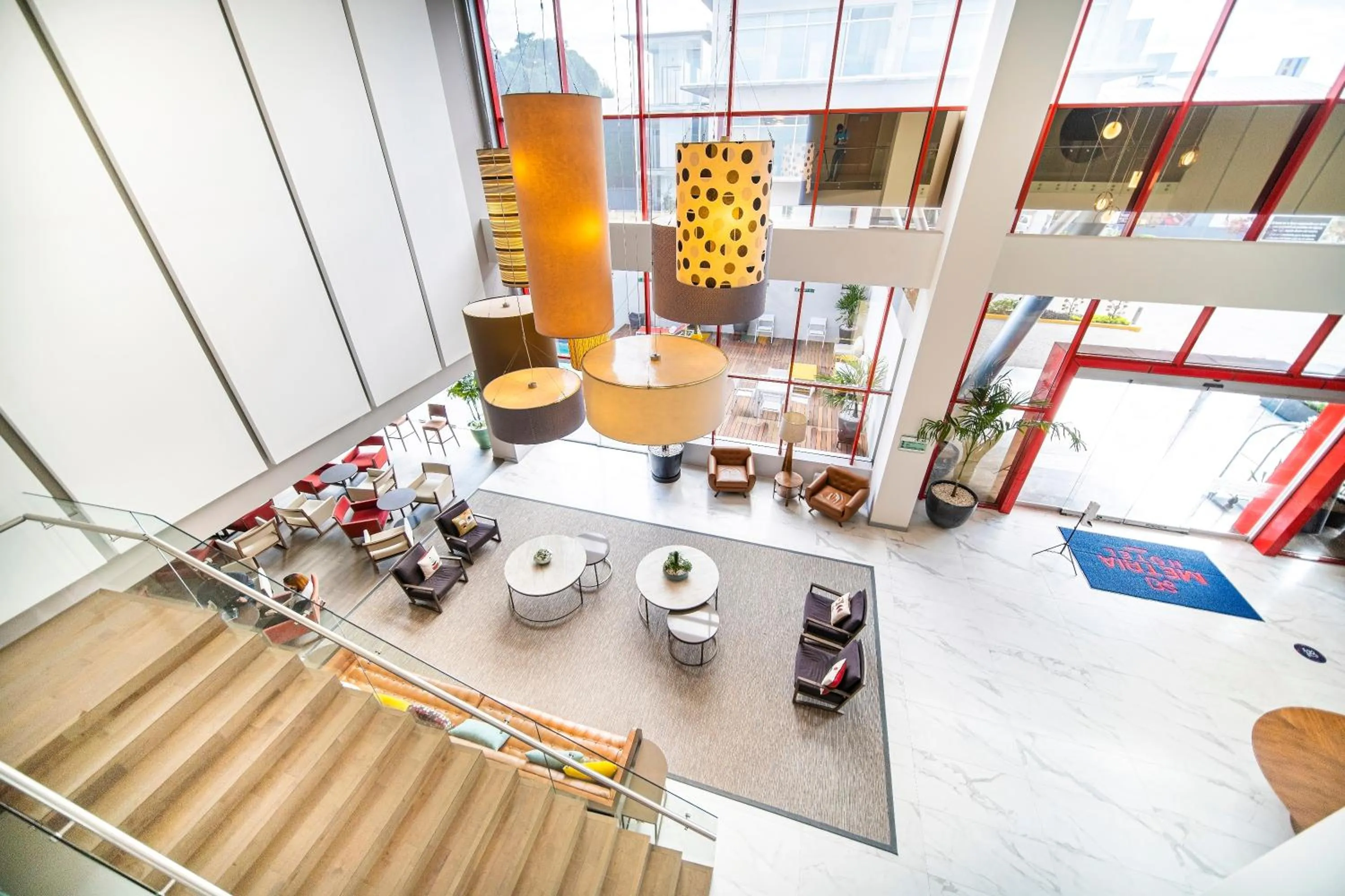 Lobby or reception in Metria Hotel