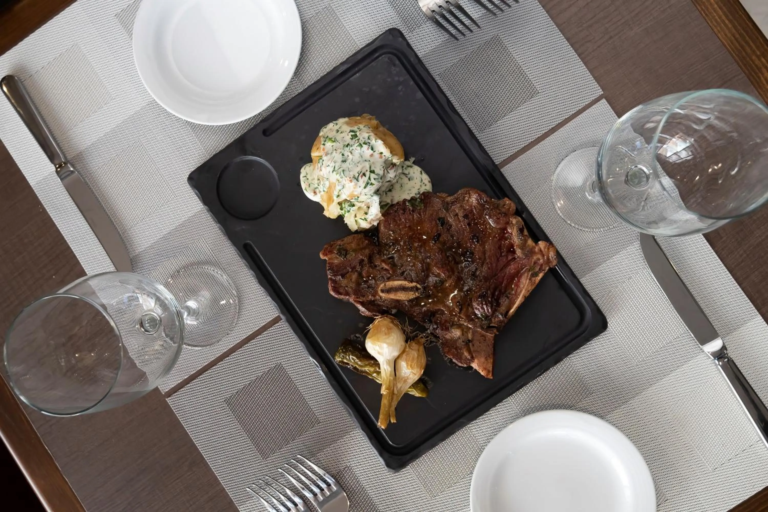 Food in Metria Hotel