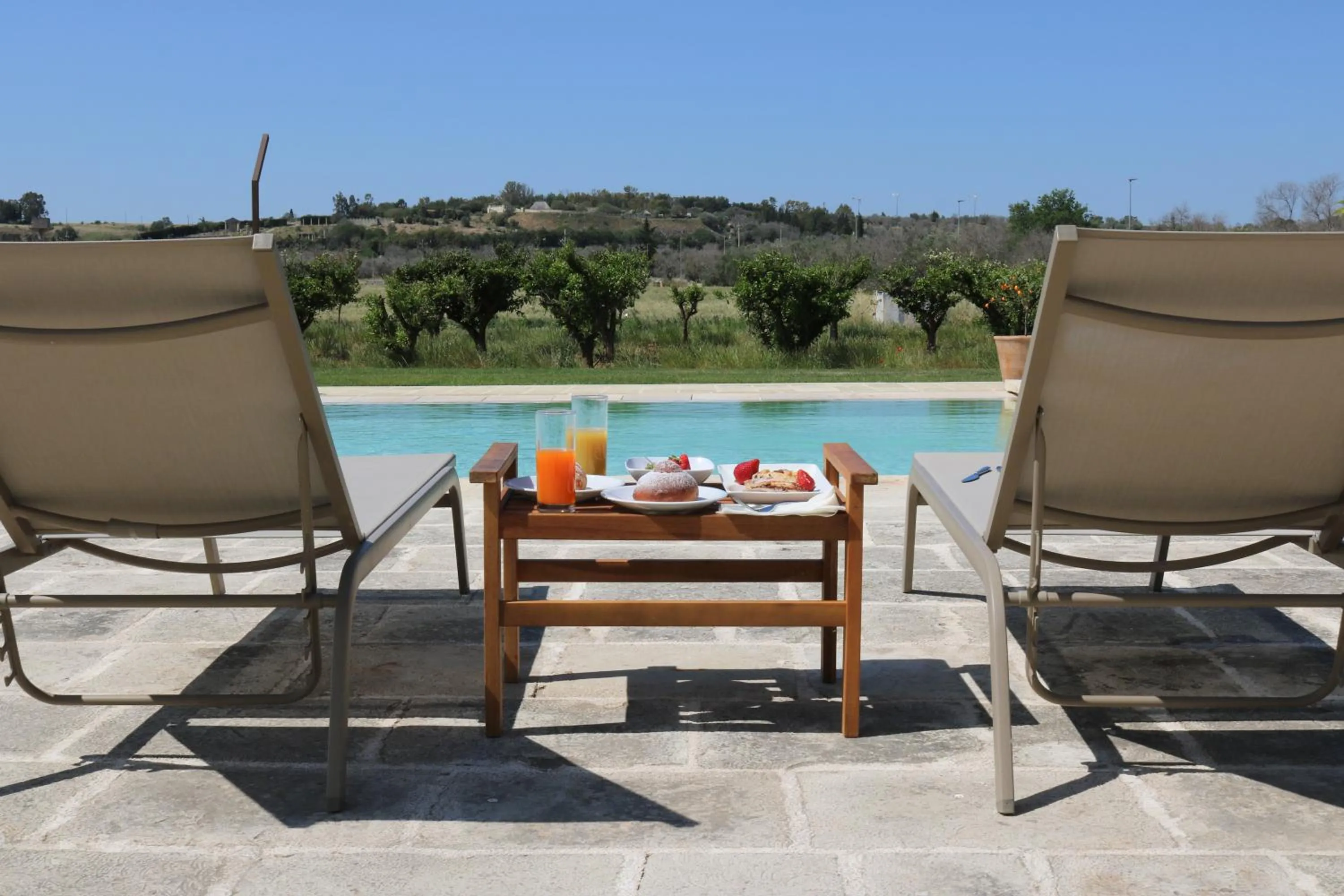 Swimming pool in Masseria Rifisa AgriResort