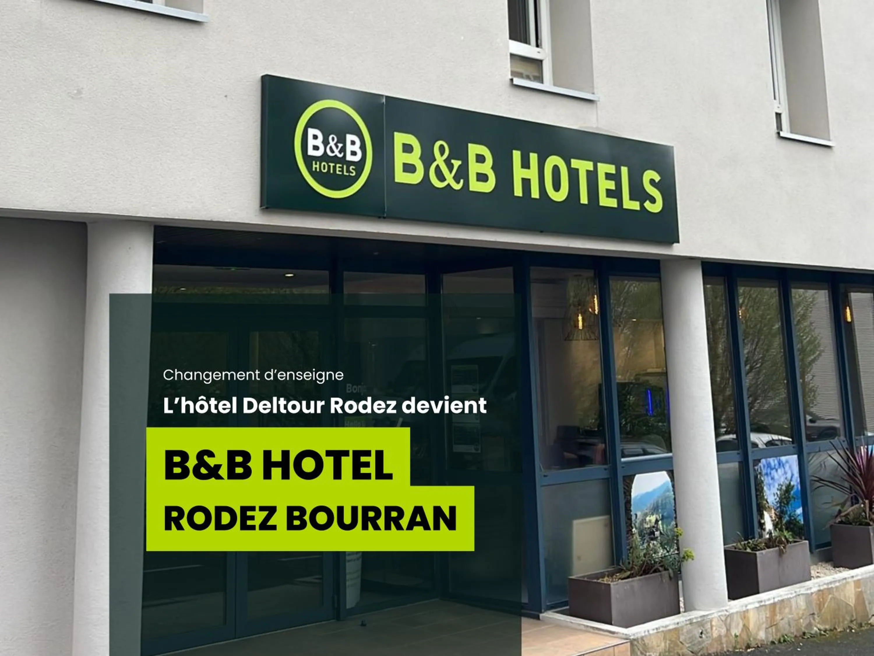 Street view in B&B HOTEL Rodez Bourran