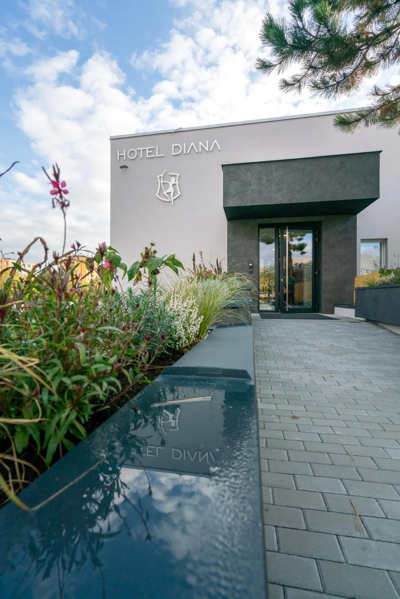 Property building in Hotel Diana