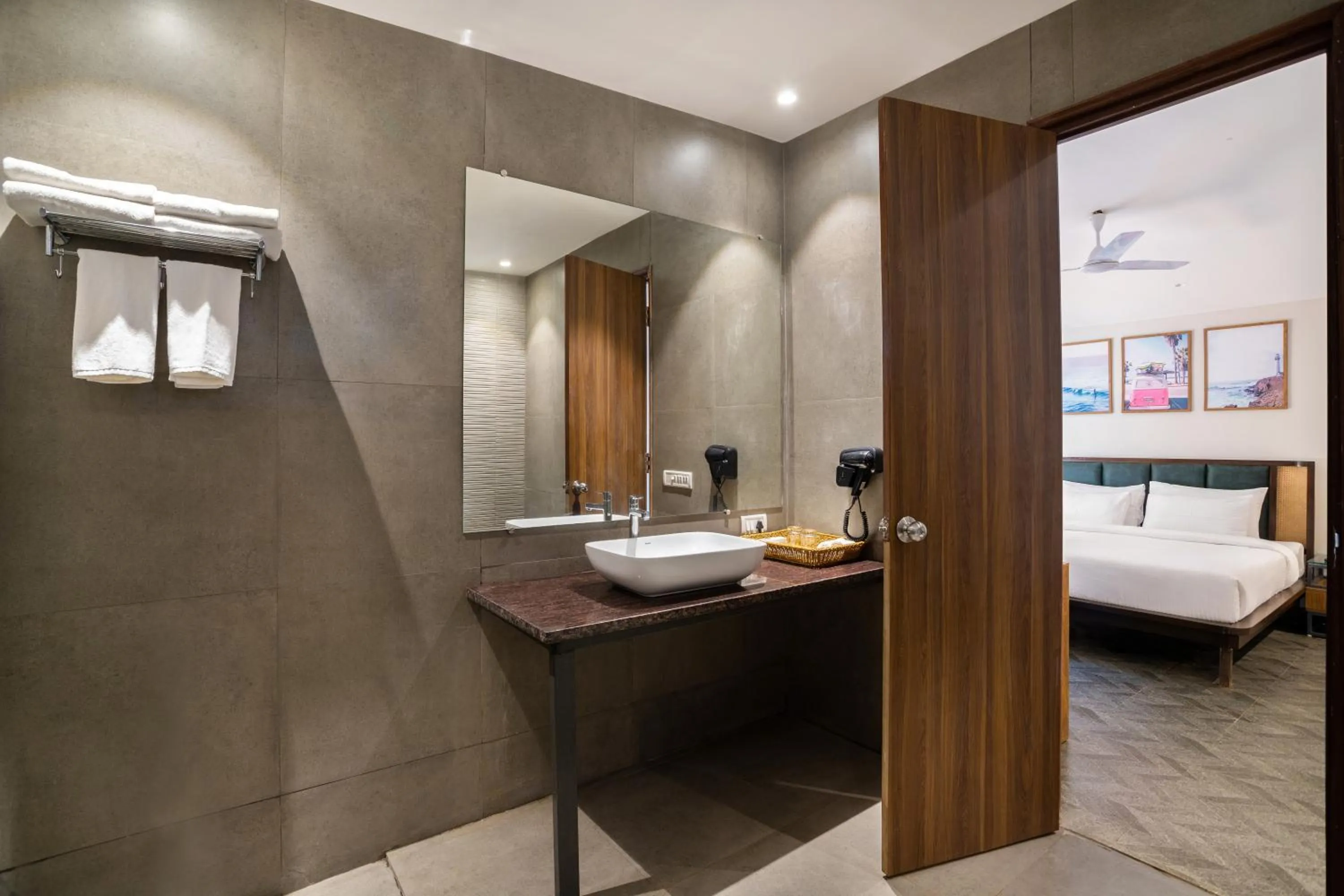 Toilet, Bed in Sibaya Beach Resort, Morjim